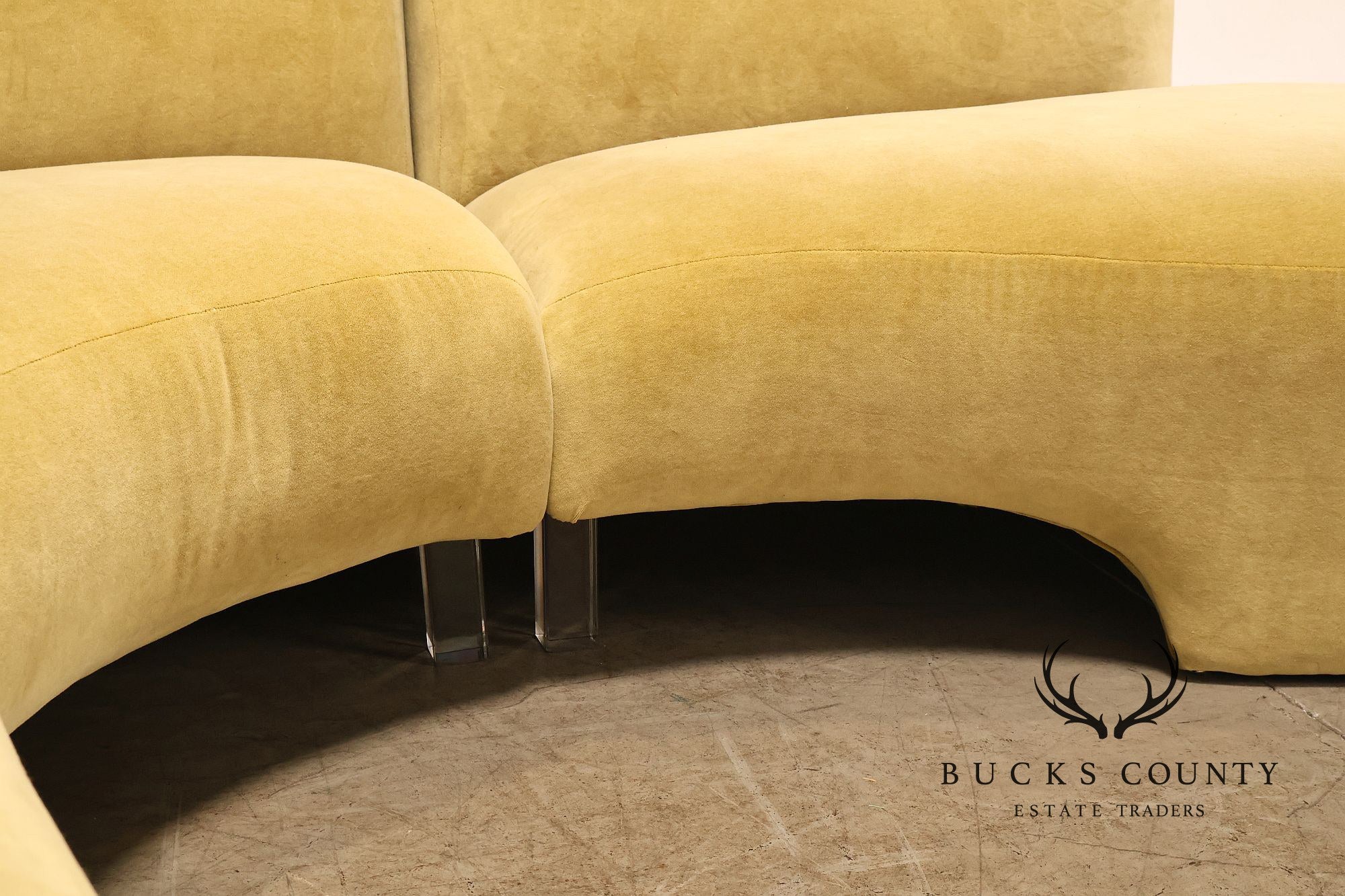 Vladimir Kagan Sculptural Curved Sectional Sofa