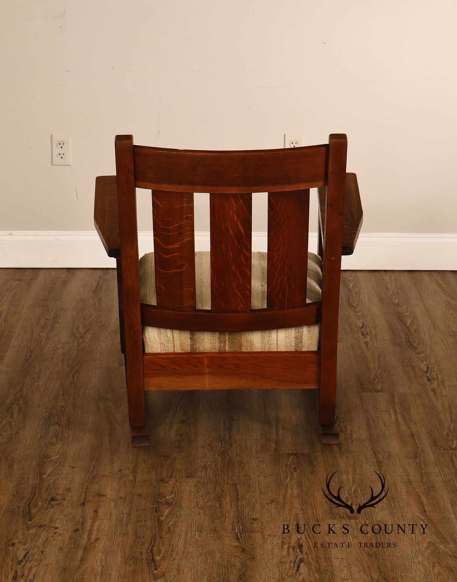 Antique Lifetime Furniture Mission Oak Rocking Chair