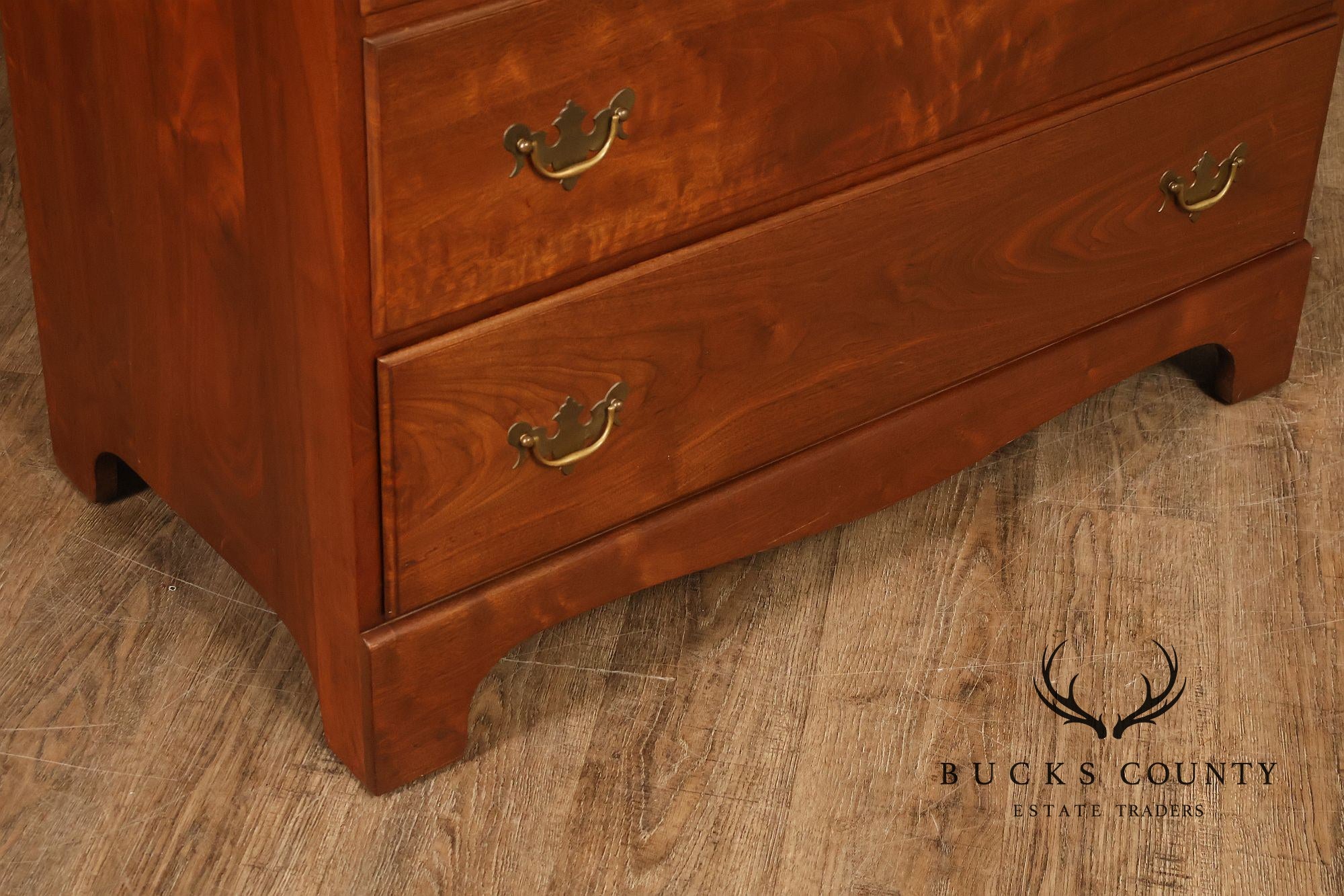 E.A. Clore Custom Walnut High Chest