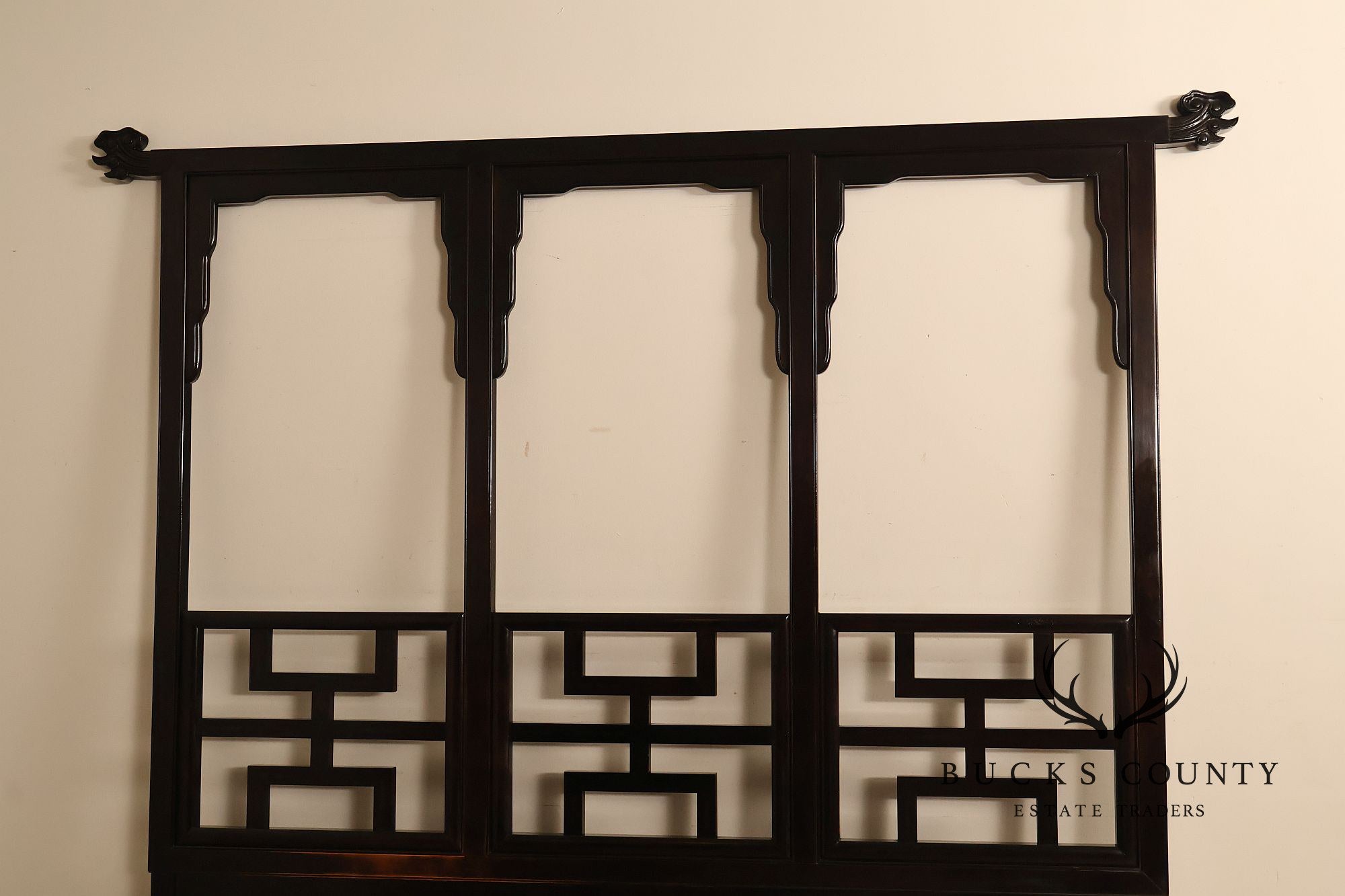 Century Furniture 'Chin Hua' Asian Style King Size Headboard