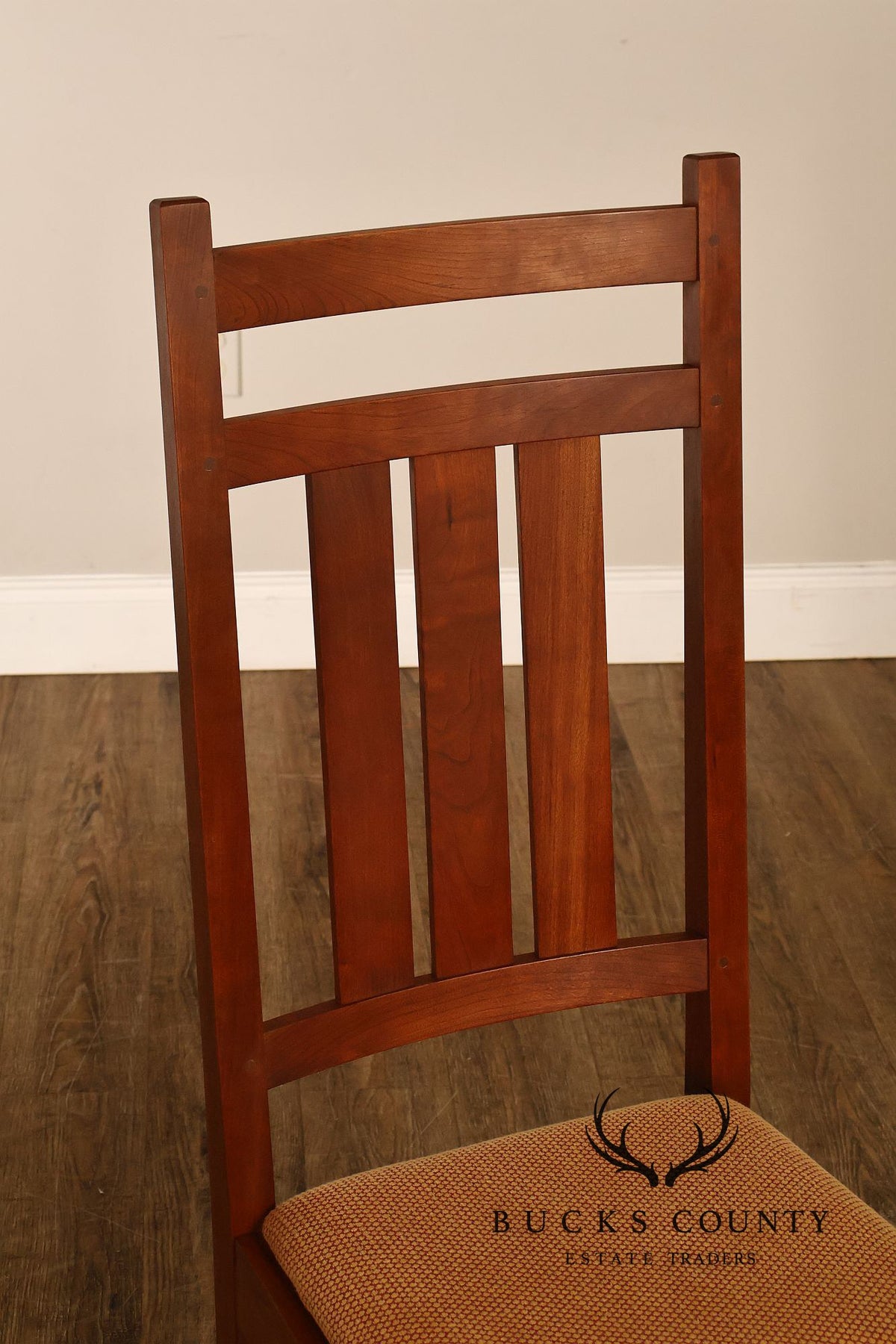 Stickley Harvey Ellis Arts And Crafts Cherry Dining Chairs Set Of Six