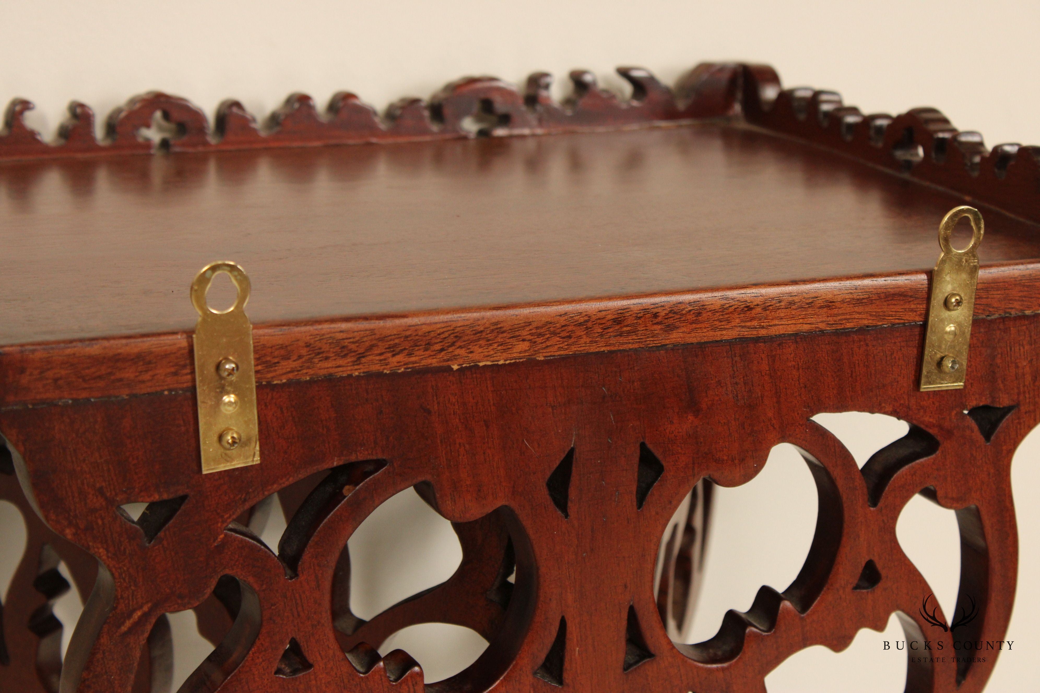 Victorian Style Carved Mahogany Wall Bracket