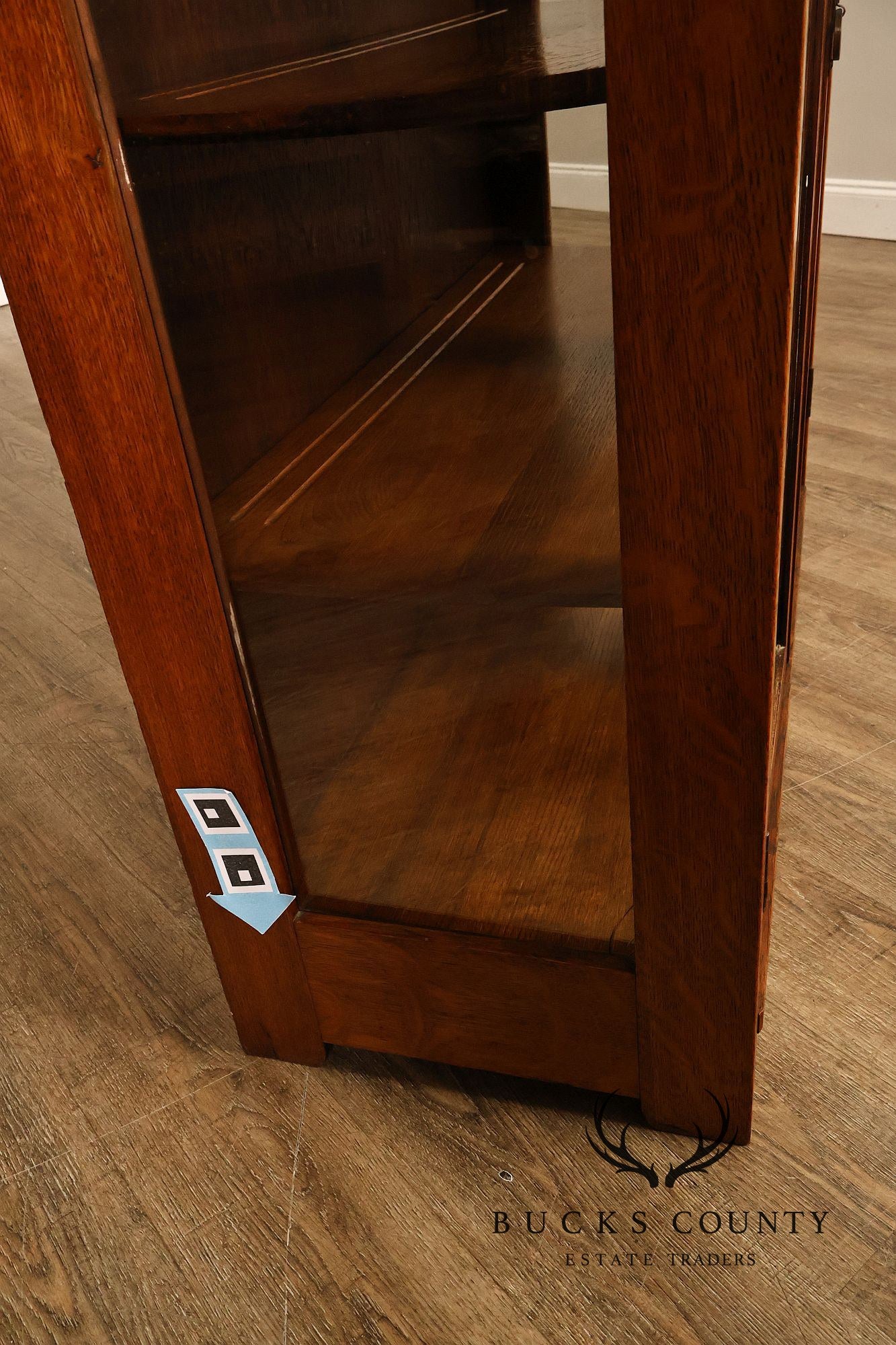 Antique Limbert Arts & Crafts Oak China Cabinet