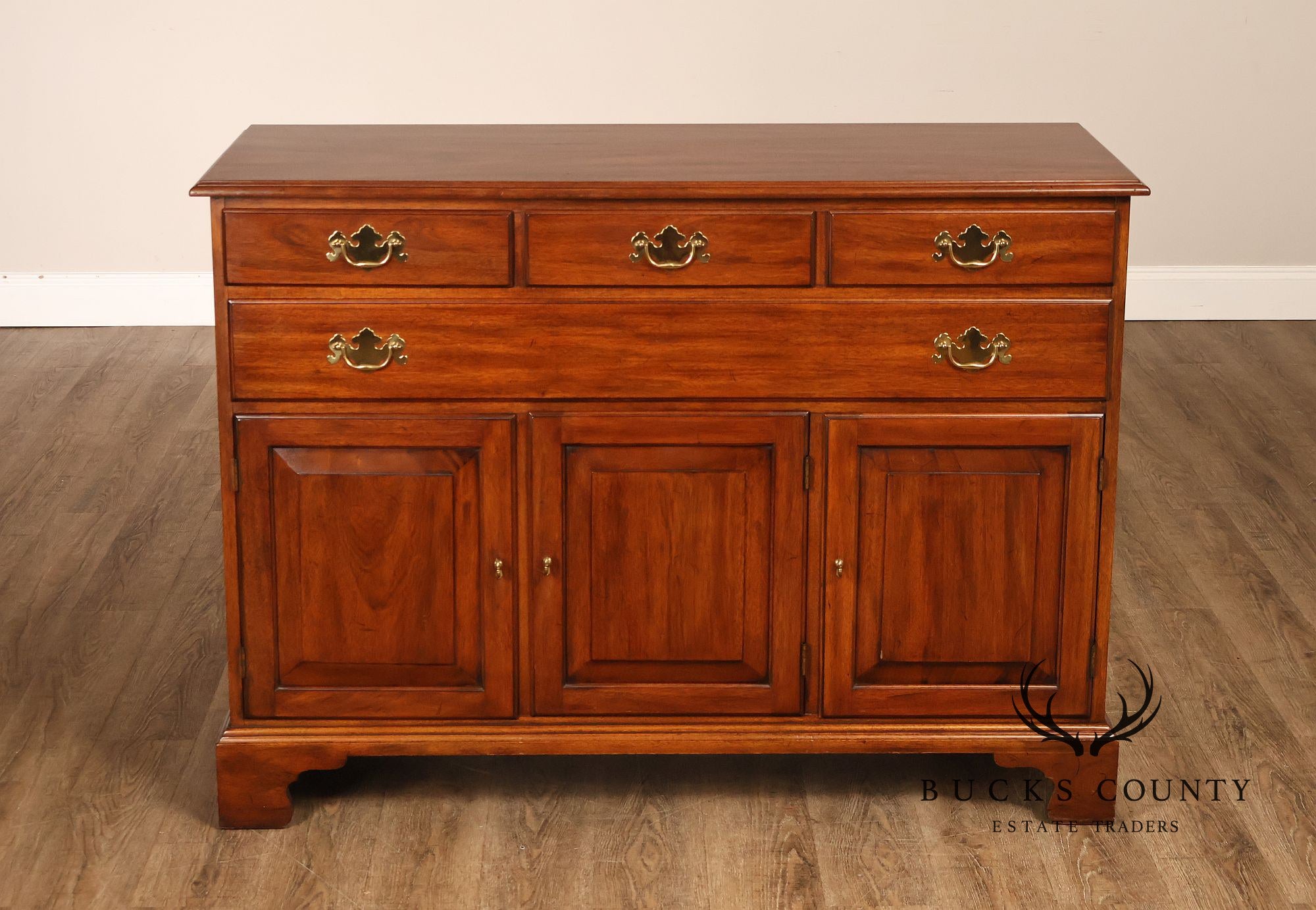 Henkel Harris Chippendale Style Mahogany Buffet Sideboard