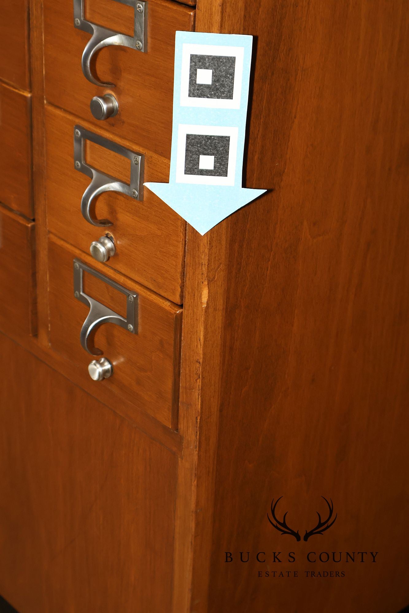 Mid Century 60-Drawer Library Card Catalog