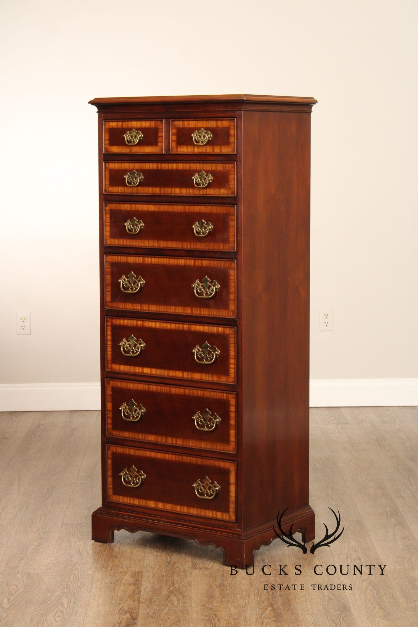 Drexel 18th Century Collection Mahogany Lingerie Chest