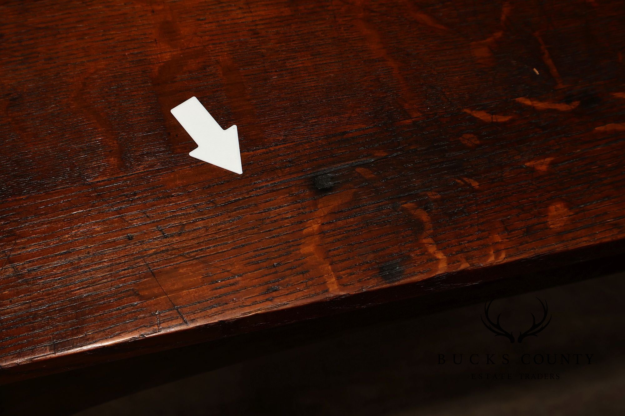 Antique L. & J.G. Stickley Mission Oak Library Table