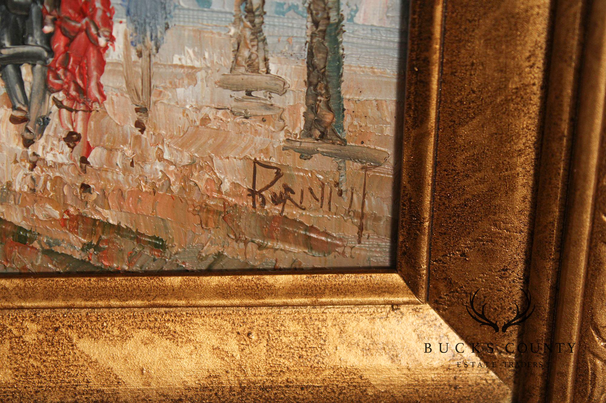 Caroline Burnett Impressionist Painting, Arc De Triomphe