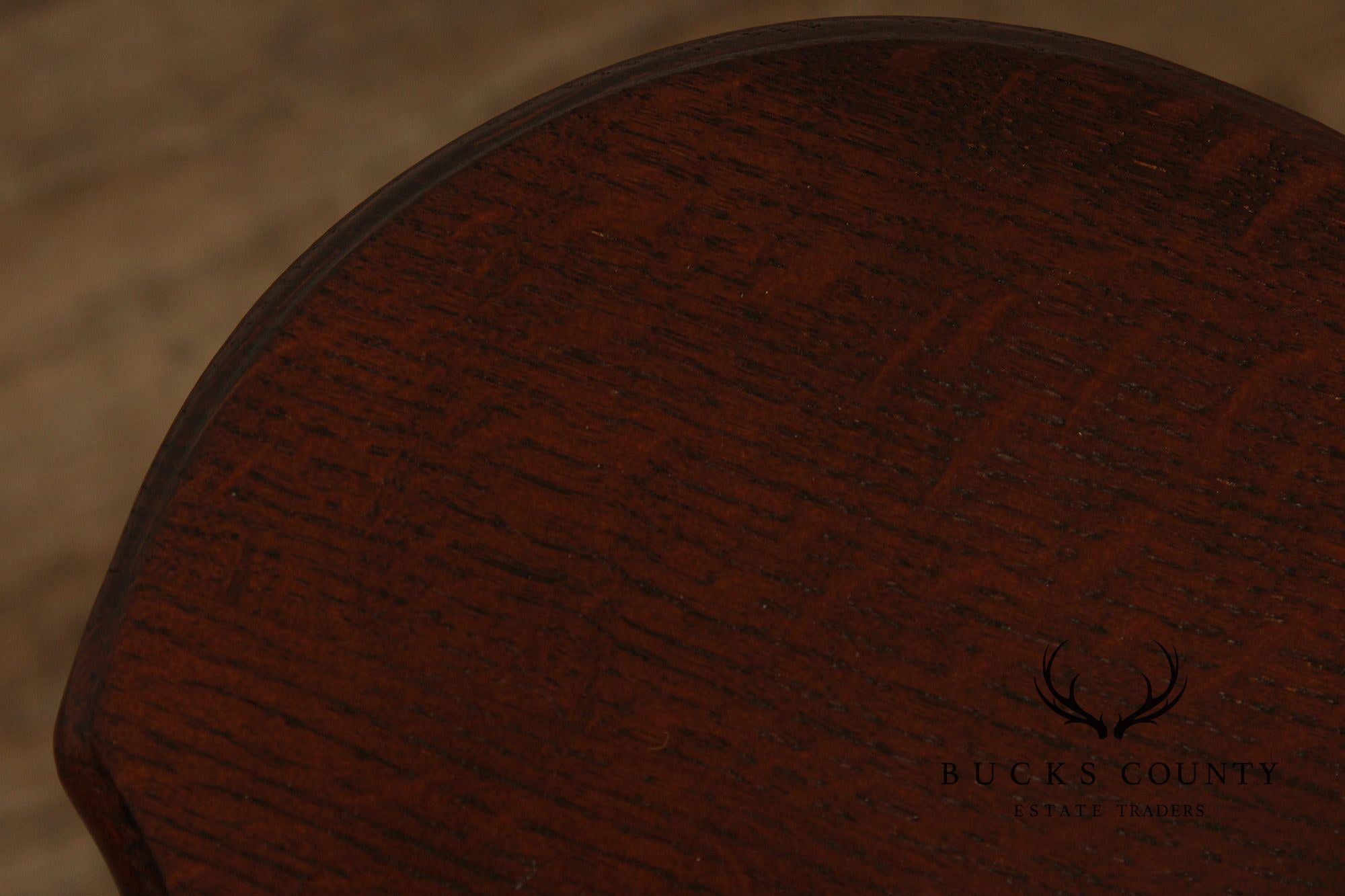 Antique Arts and Crafts Oak Tabouret