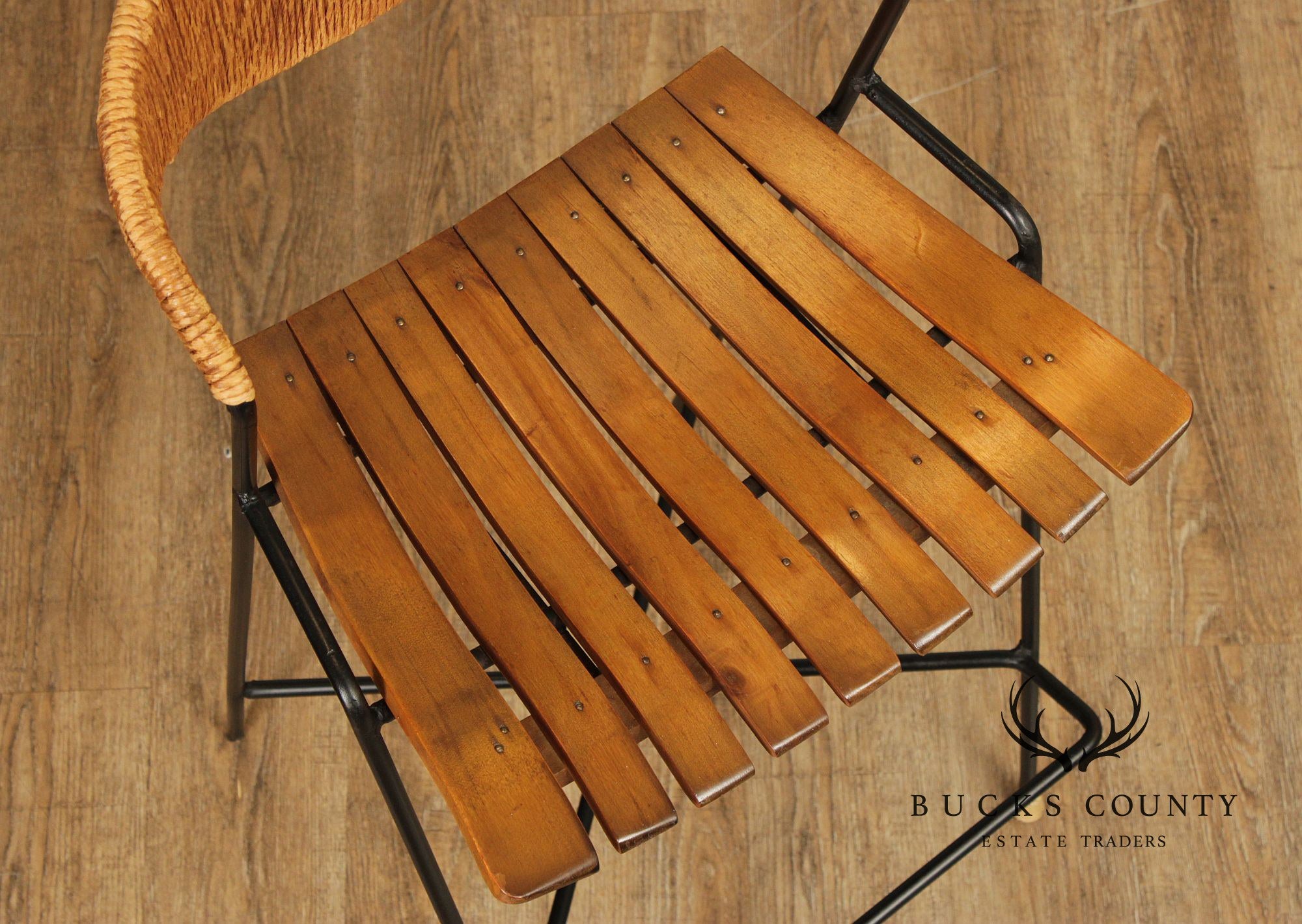 Pair of Mid Century Modern Bar Stools