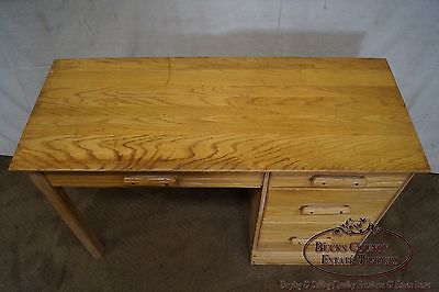 Brandt Ranch Oak Rustic Southwest Style Writing Desk (A)