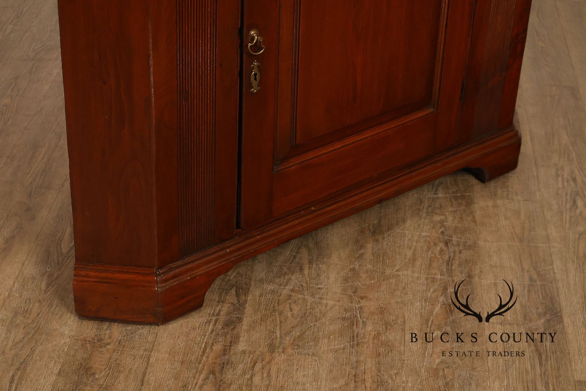 Antique American Walnut Corner Cabinet