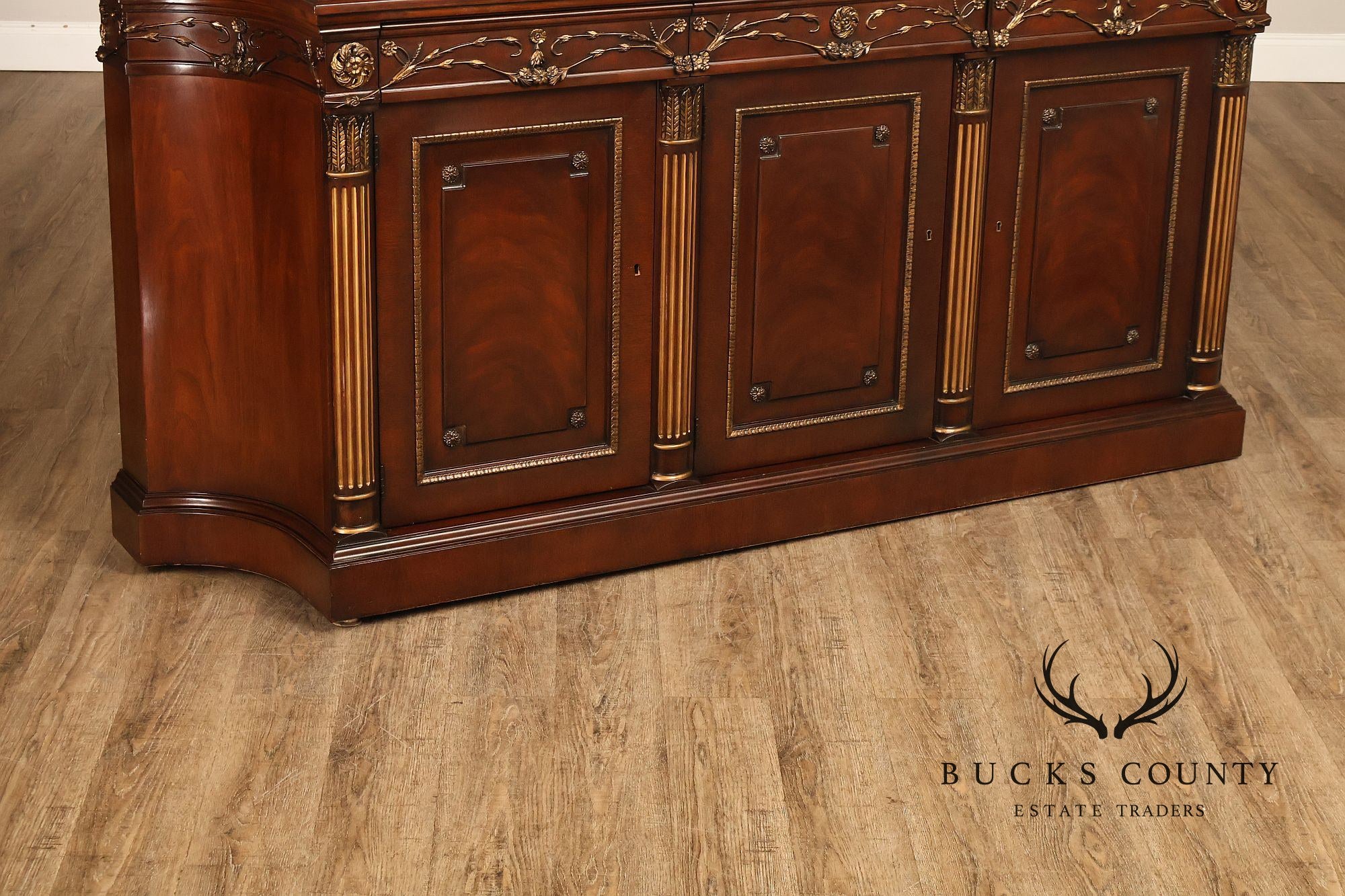 EJ Victor Mahogany Neoclassical Louis XVI Style Sideboard