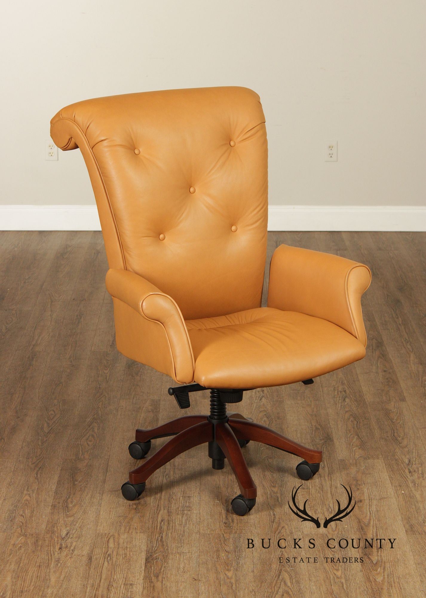 Leathercraft Tufted Leather Executive Office Armchair