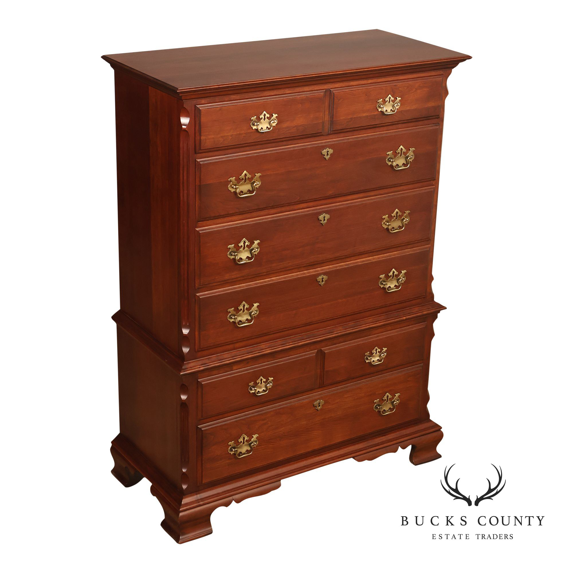 Pennsylvania House Traditional Style Cherry Chest On Chest