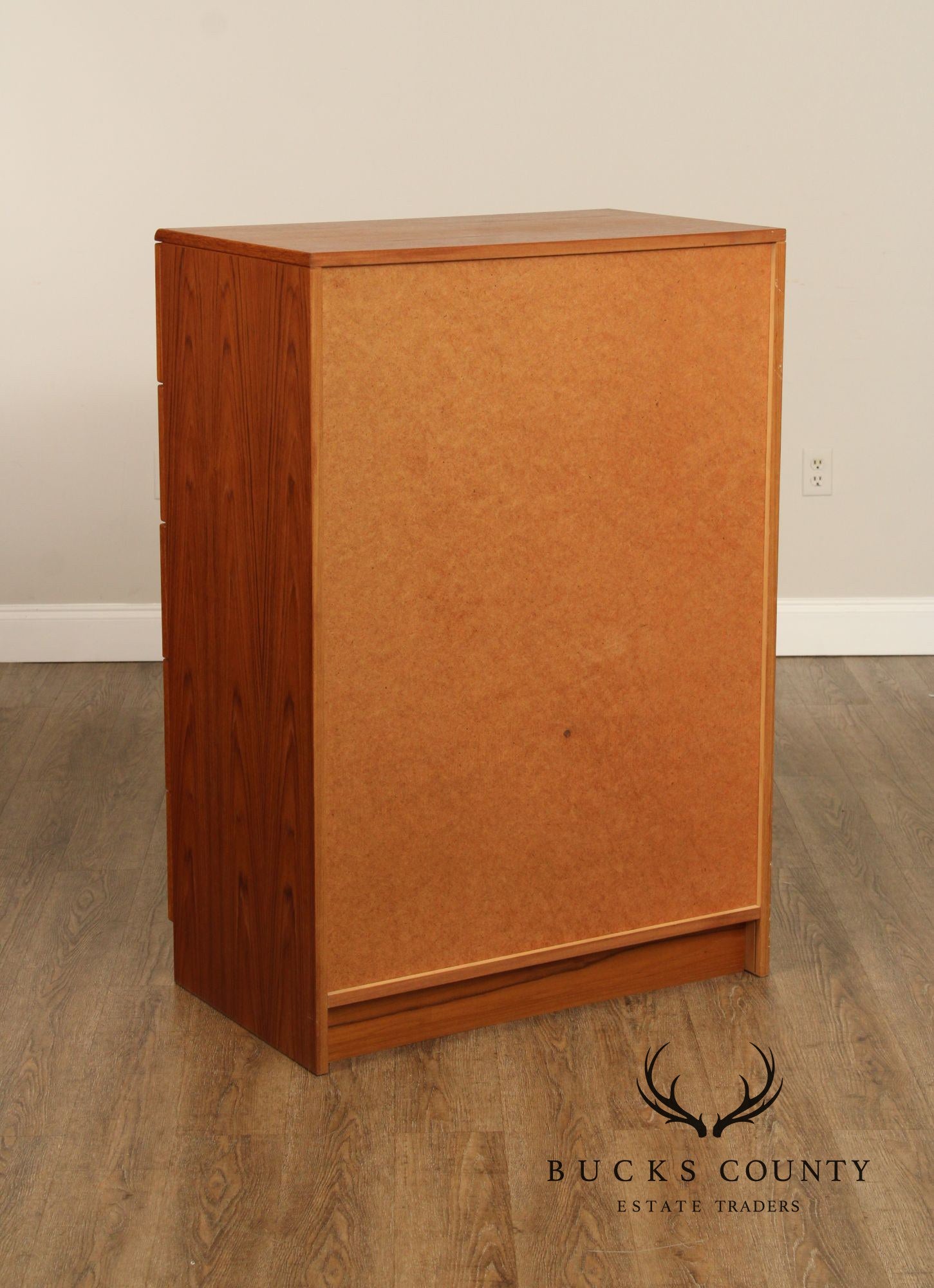 Danish Modern Teak Tall Chest of Drawers