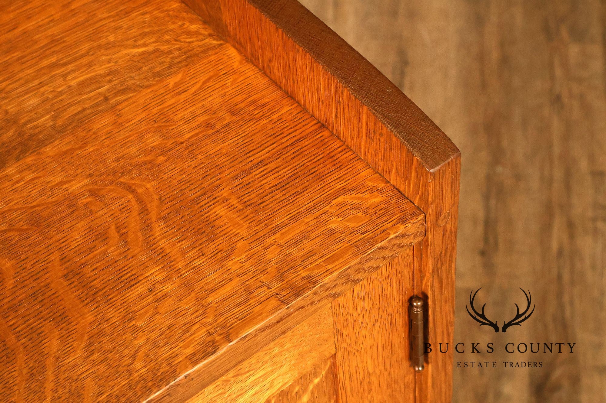 Antique Gustav Stickley No. 70 Mission Oak Music Cabinet