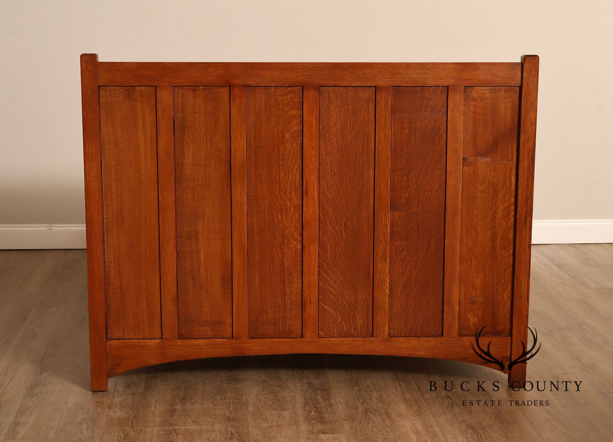 Custom Mission Oak Full Oak Bed