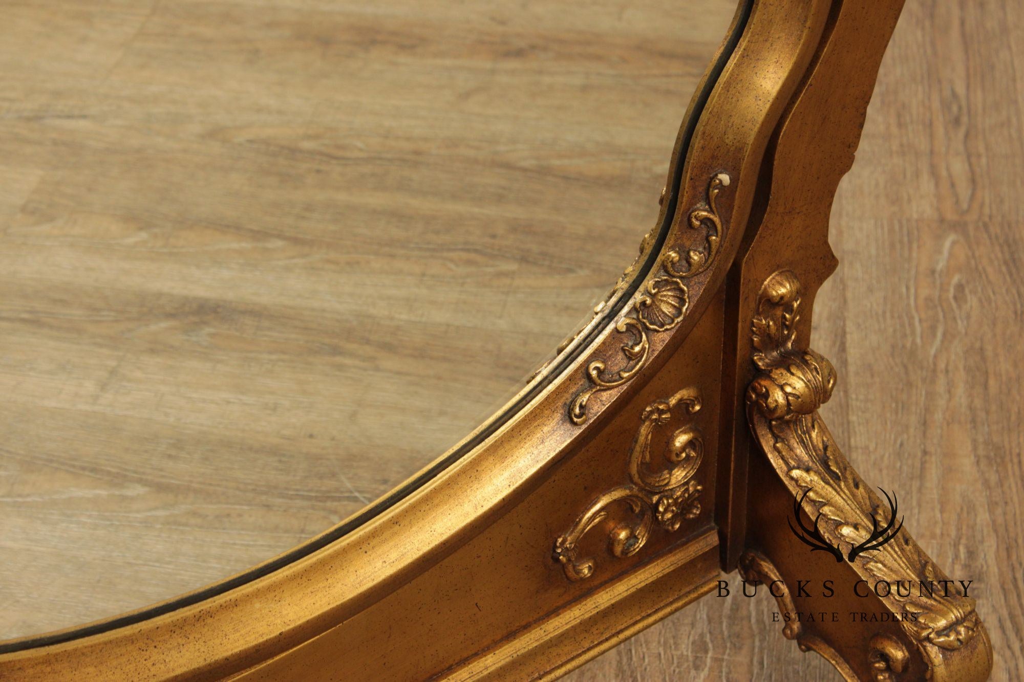 Vintage Giltwood Cheval Mirror