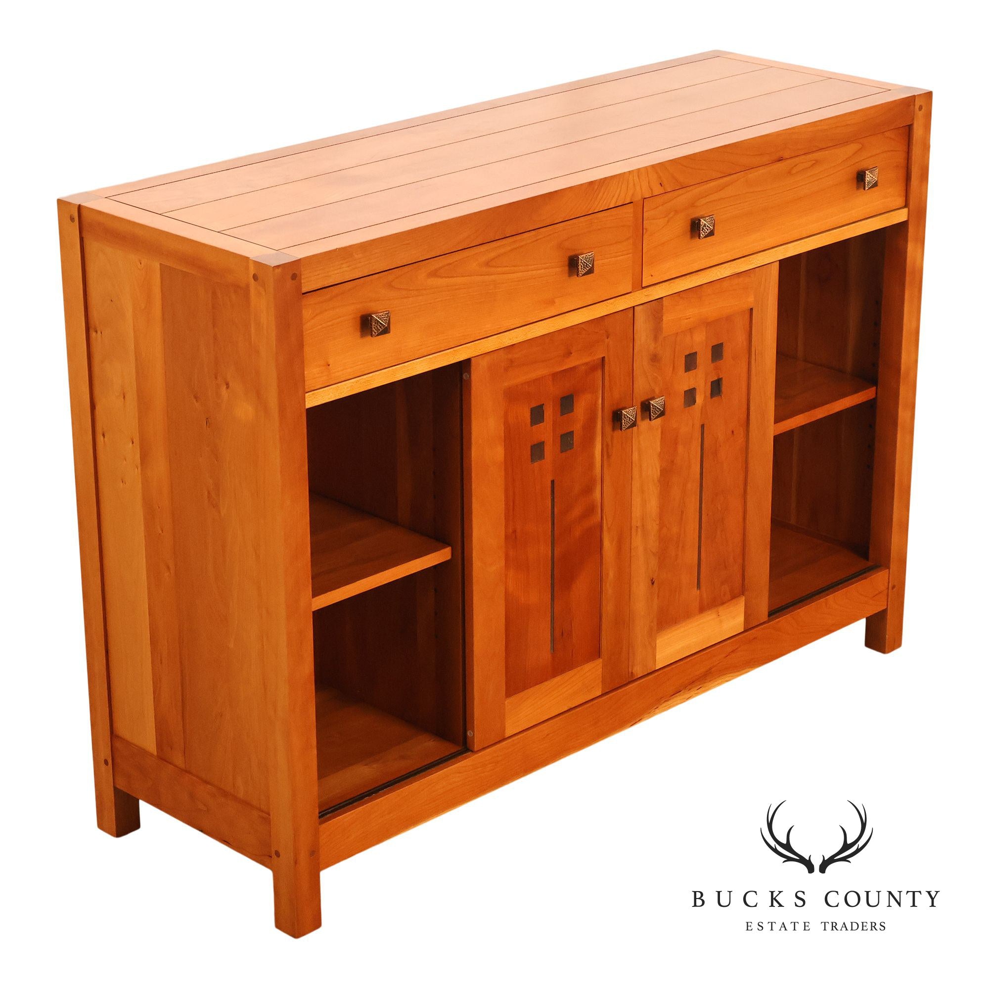 Stickley Highlands Mission Cherry Entertainment Console