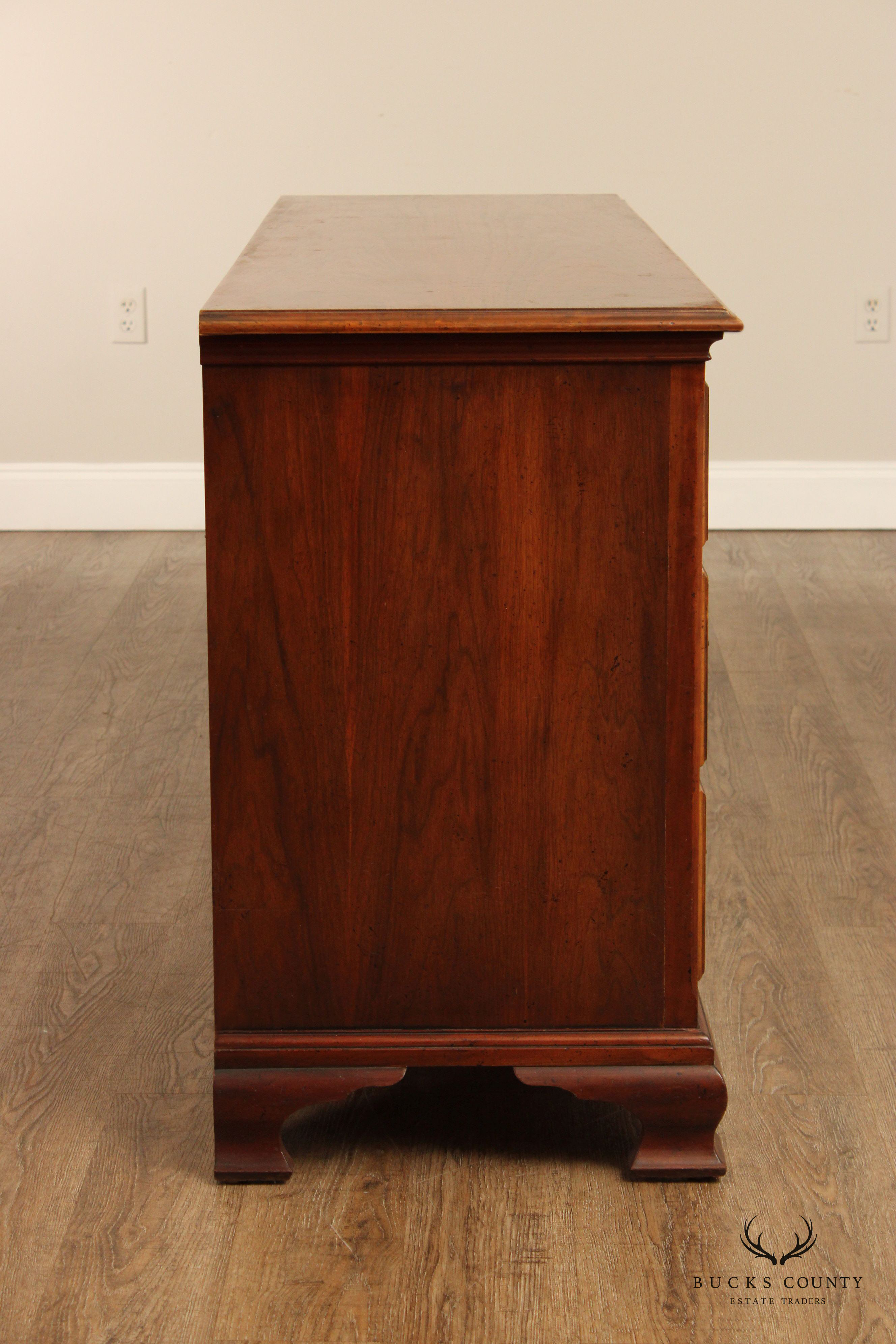 Baker Milling Road Georgian Style Walnut Long Dresser