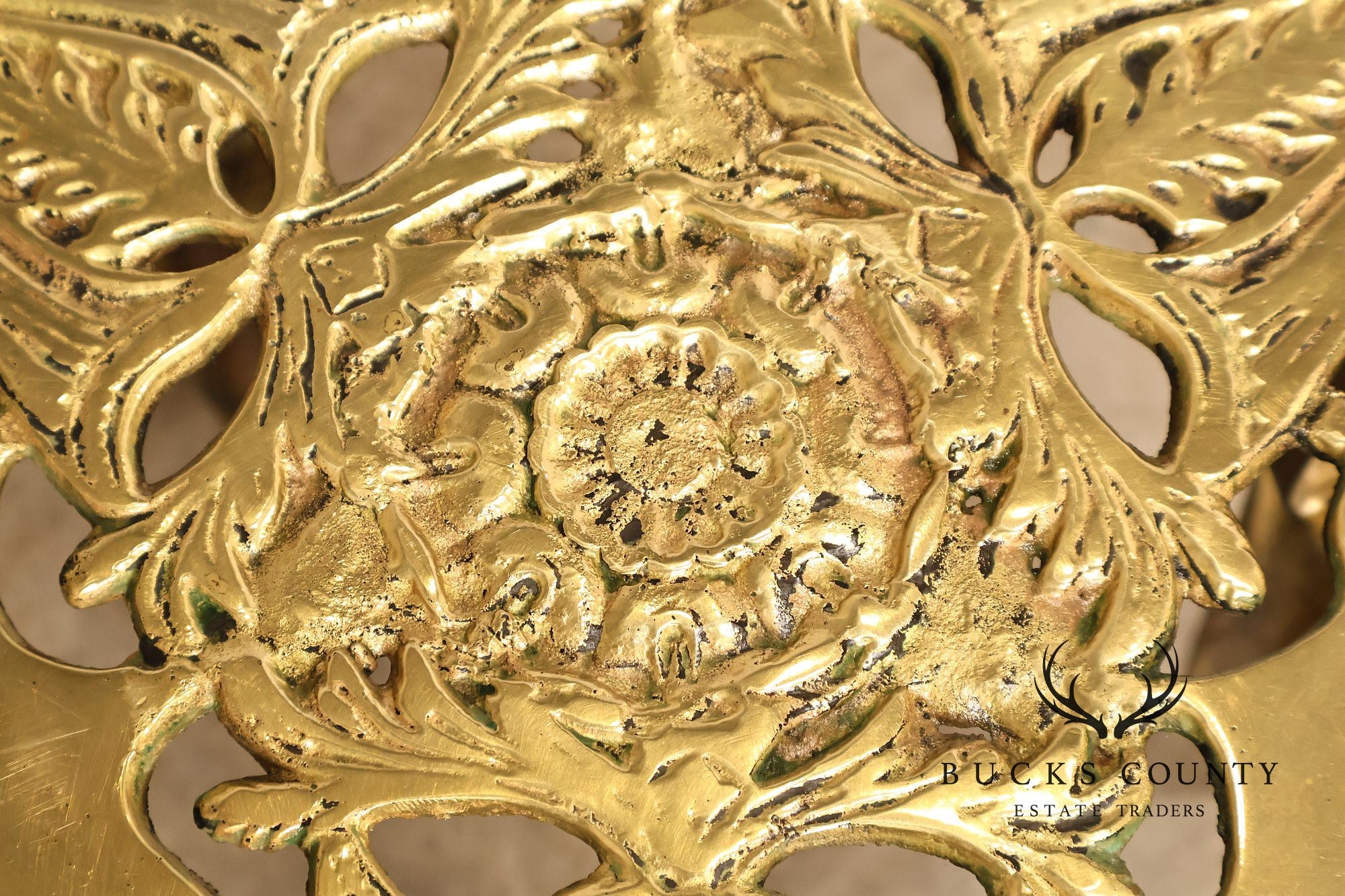 Vintage Brass Trivet Stand