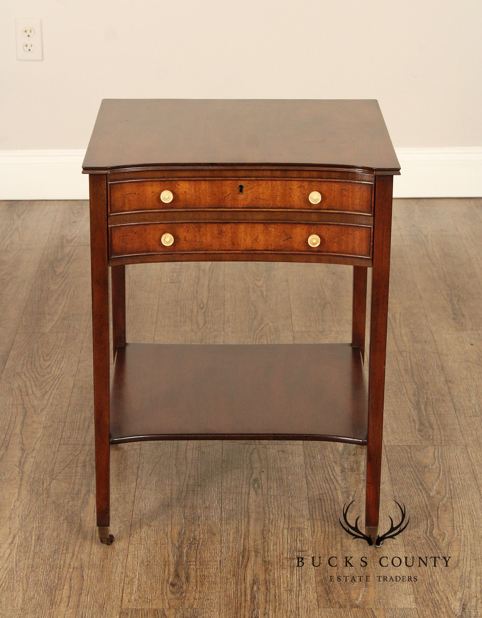 Kittinger Federal Style Mahogany One-Drawer End Table