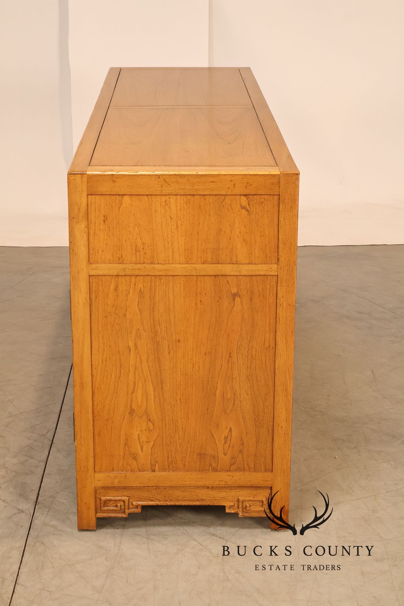 Baker Asian Style Hardwood Credenza Buffet Sideboard