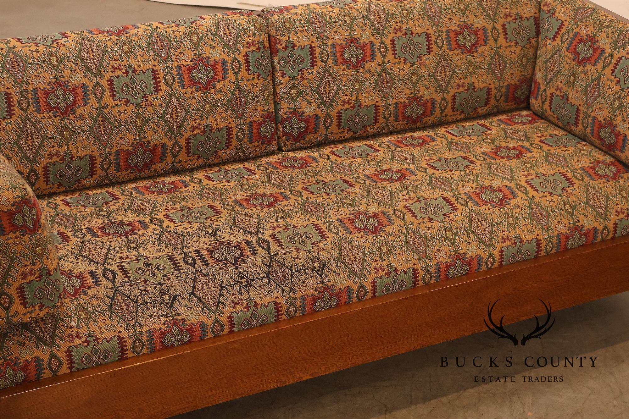 Stickley Mission Collection Oak Settle Sofa