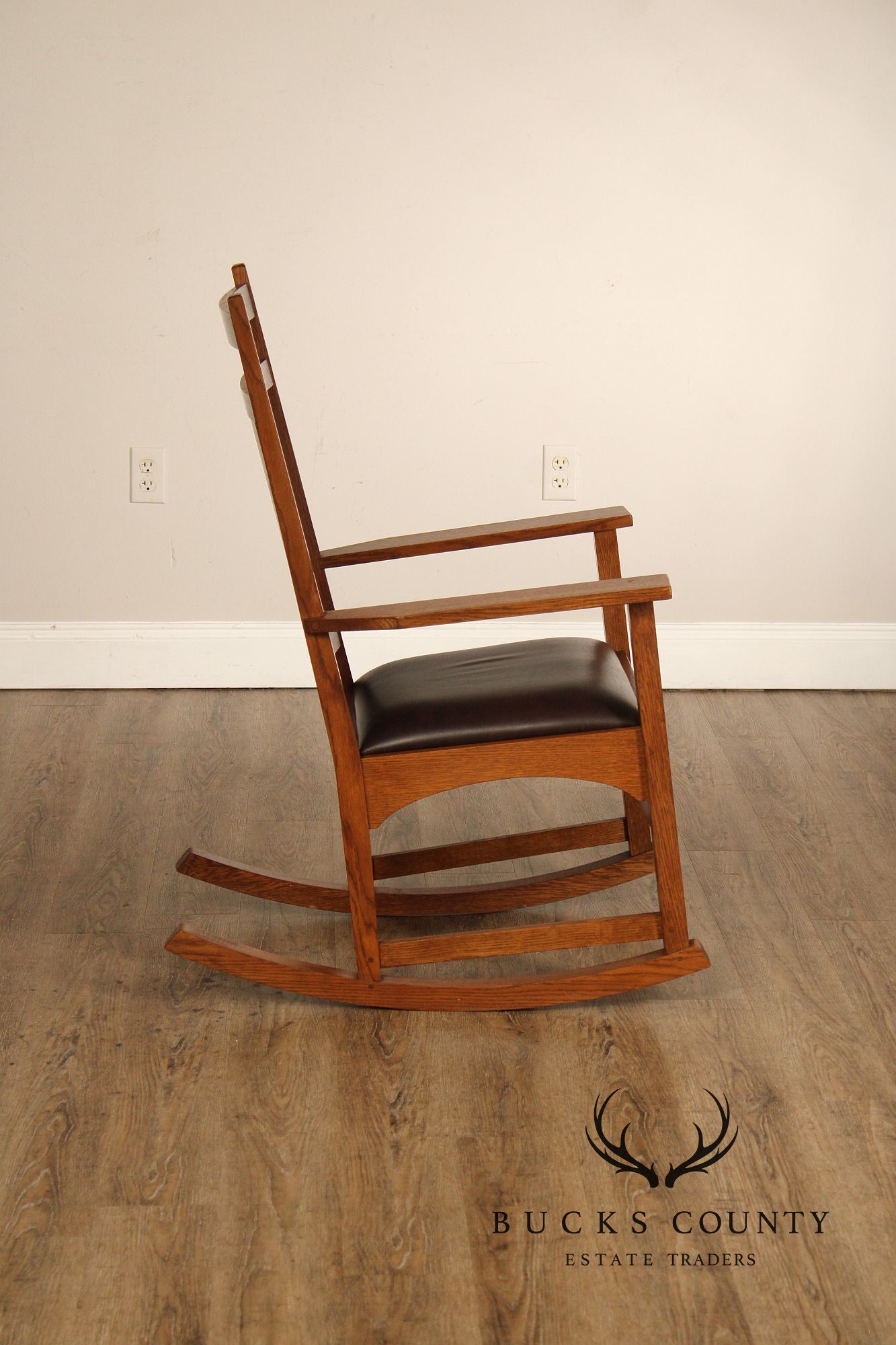 Stickley Mission Collection Harvey Ellis Oak Rocking Chair