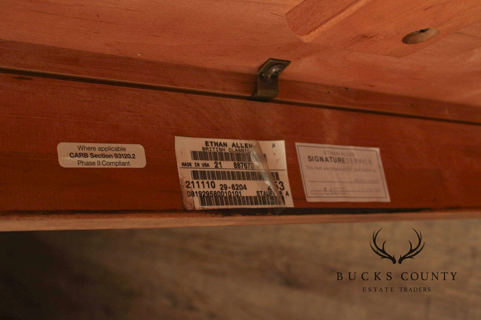 Ethan Allen 'British Classics' Extendable Dining Table