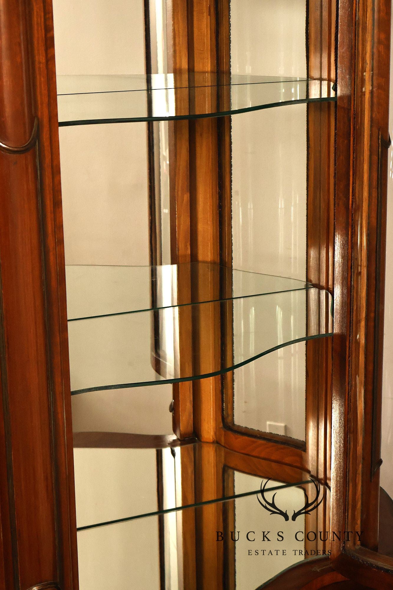 Italian Rococo RevivalLarge China Display China Cabinet