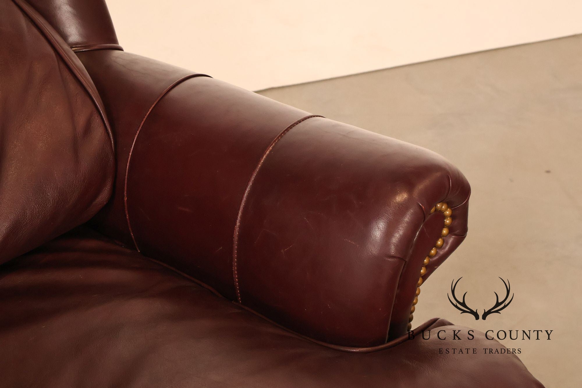 Hancock & Moore Austin High Back Leather Sofa