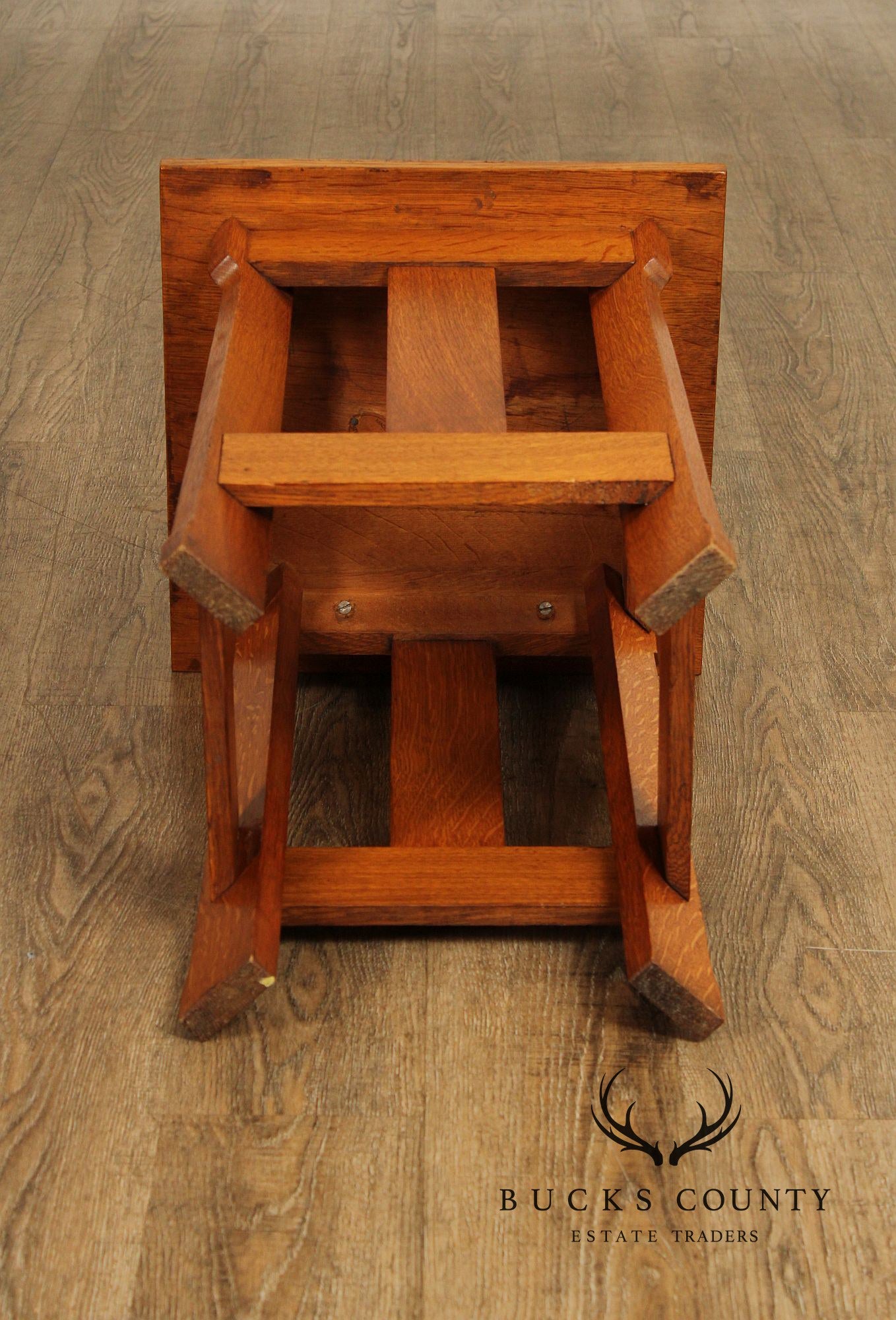 Stickley Brothers Antique Mission Oak Tabouret