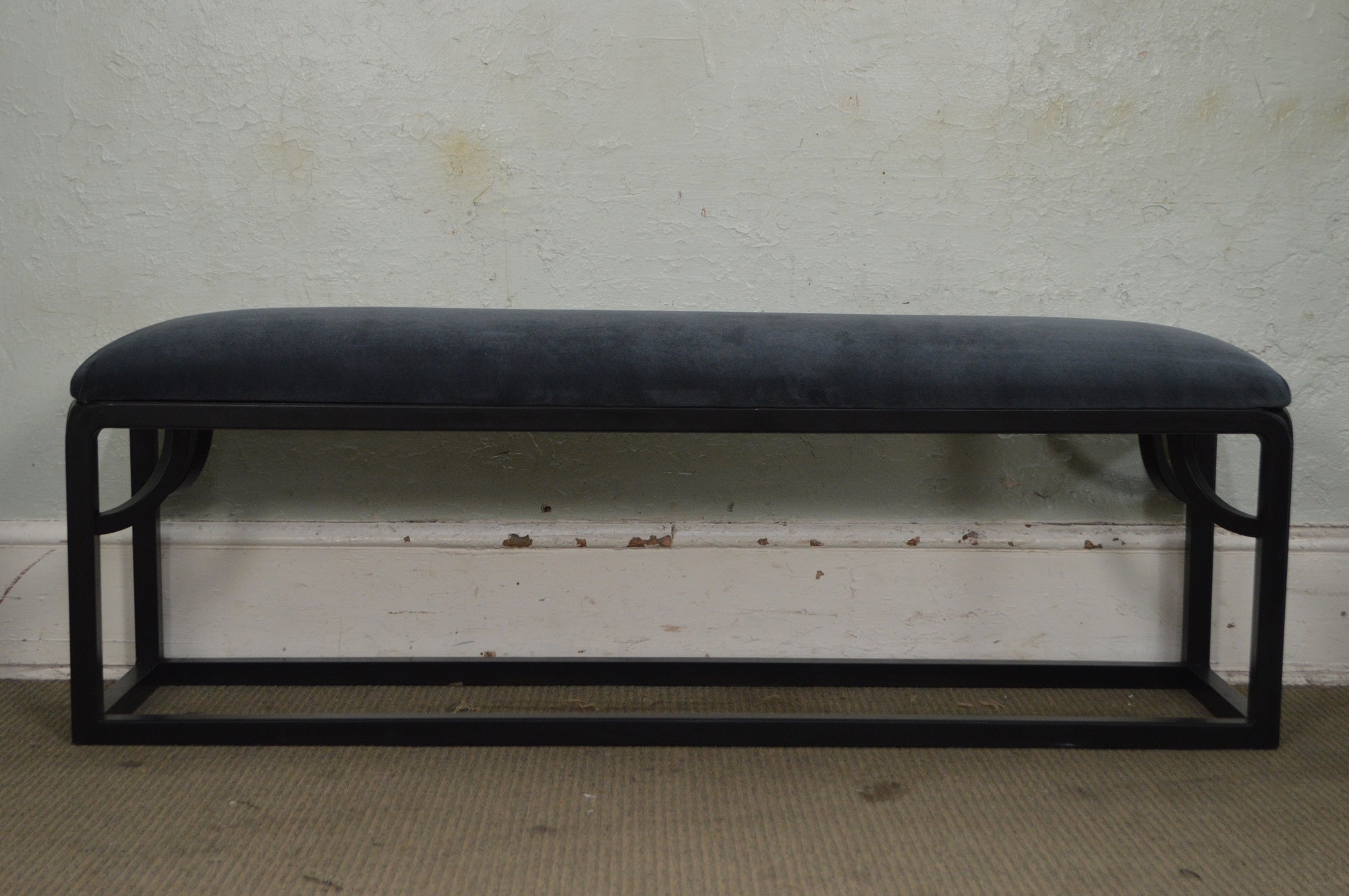 Custom Black Painted Long Bench (B)