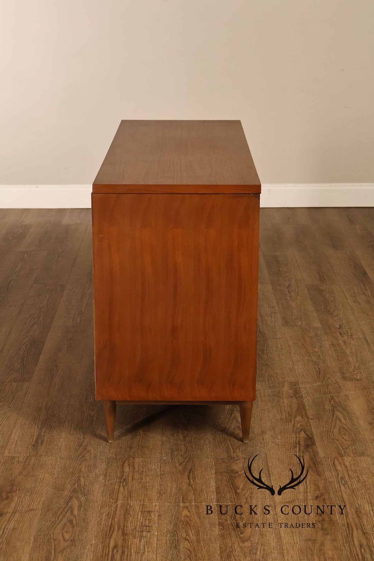 Mid Century Modern Broyhill Pacemaker Walnut Credenza Cabinet