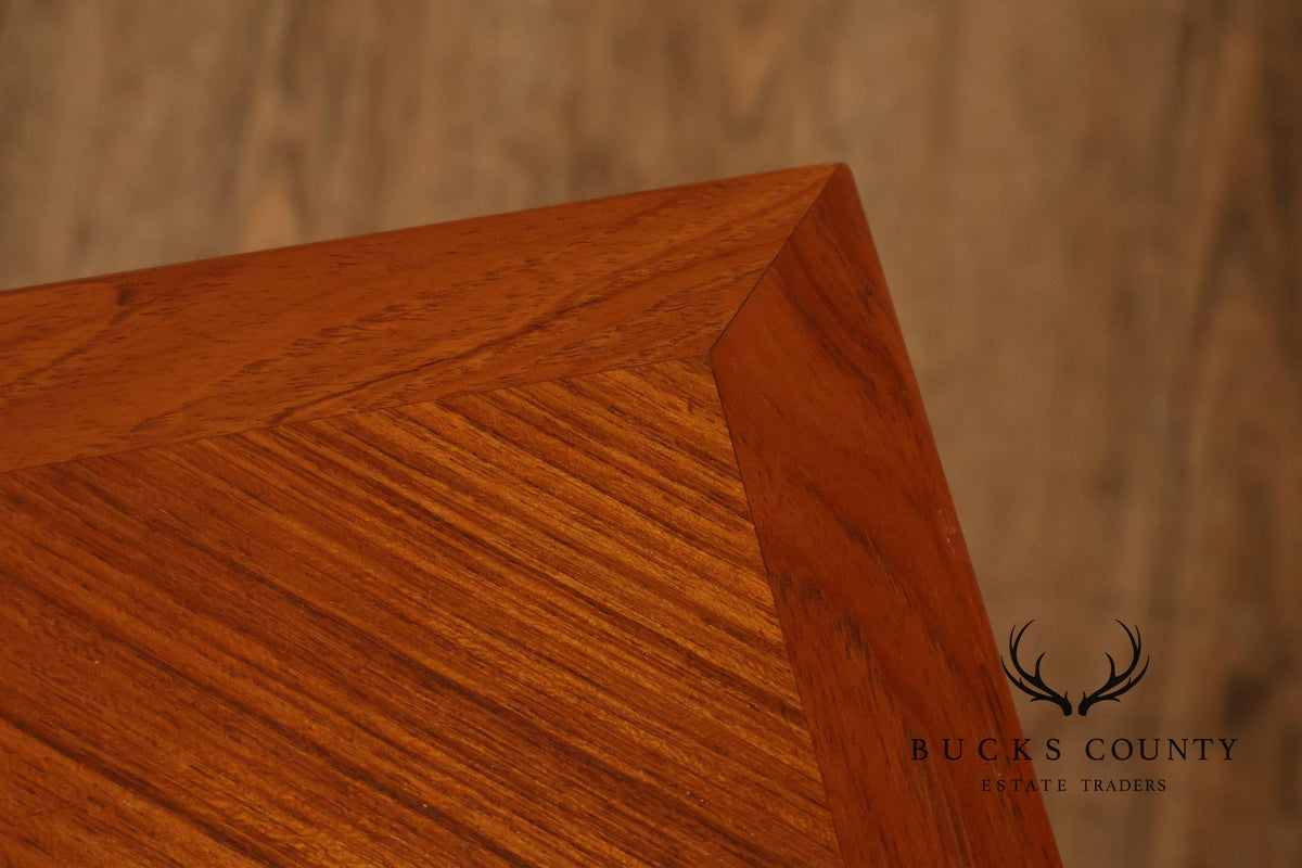Andreas Tuck Danish Modern Teak Corner Side Table