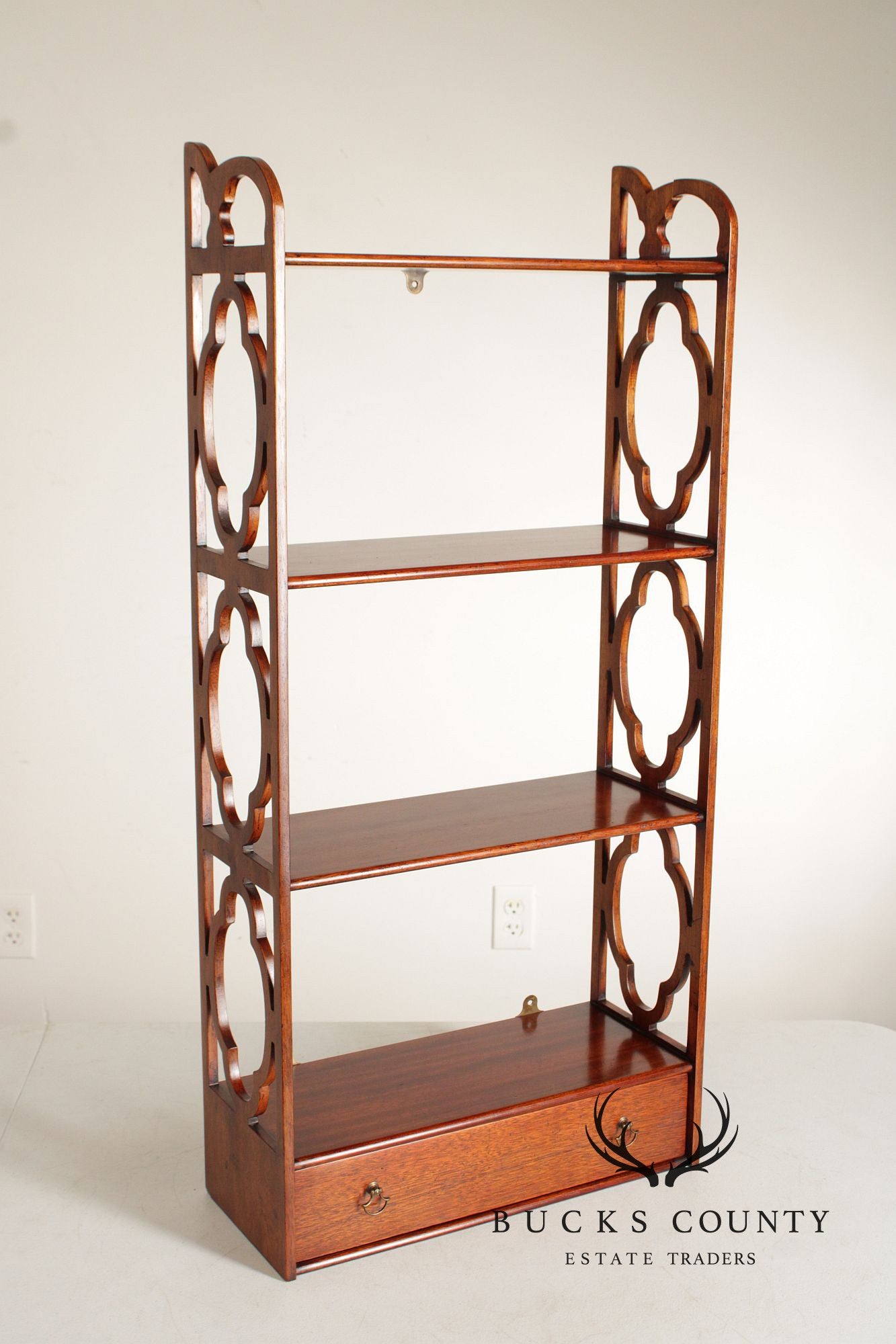 Georgian Style Mahogany Wall-Hanging Etagere