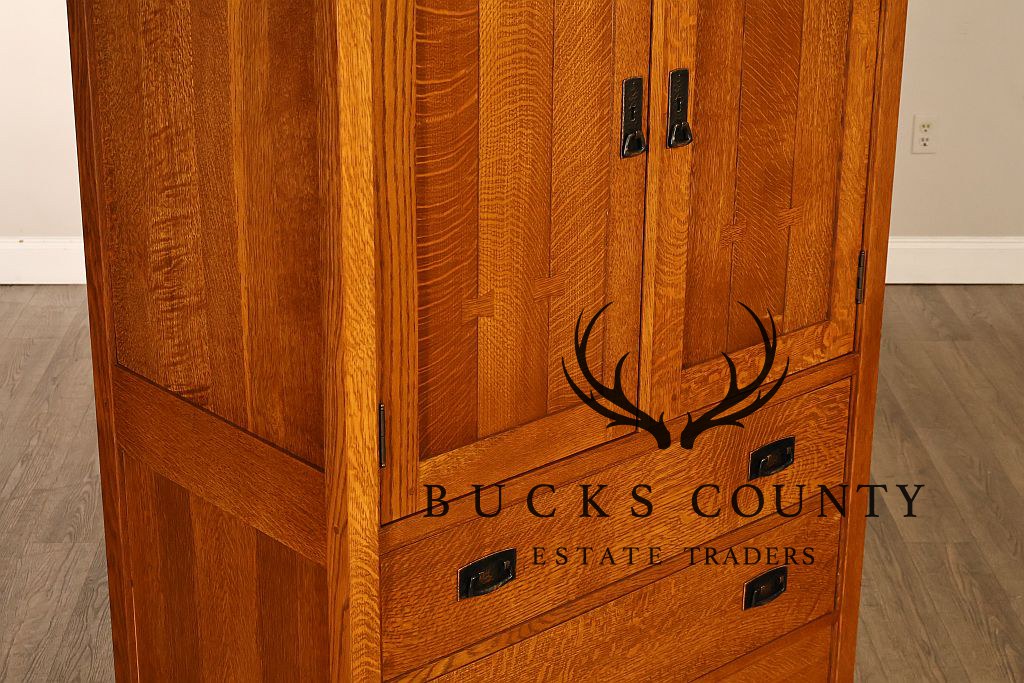 Stickley Mission Collection Oak Door Chest