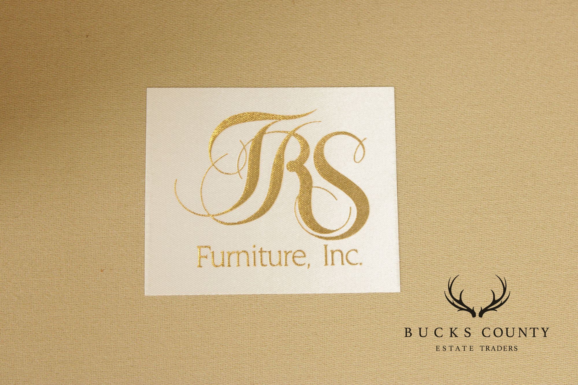TRS Furniture Traditional Floral Upholstered Club Chair And Ottoman