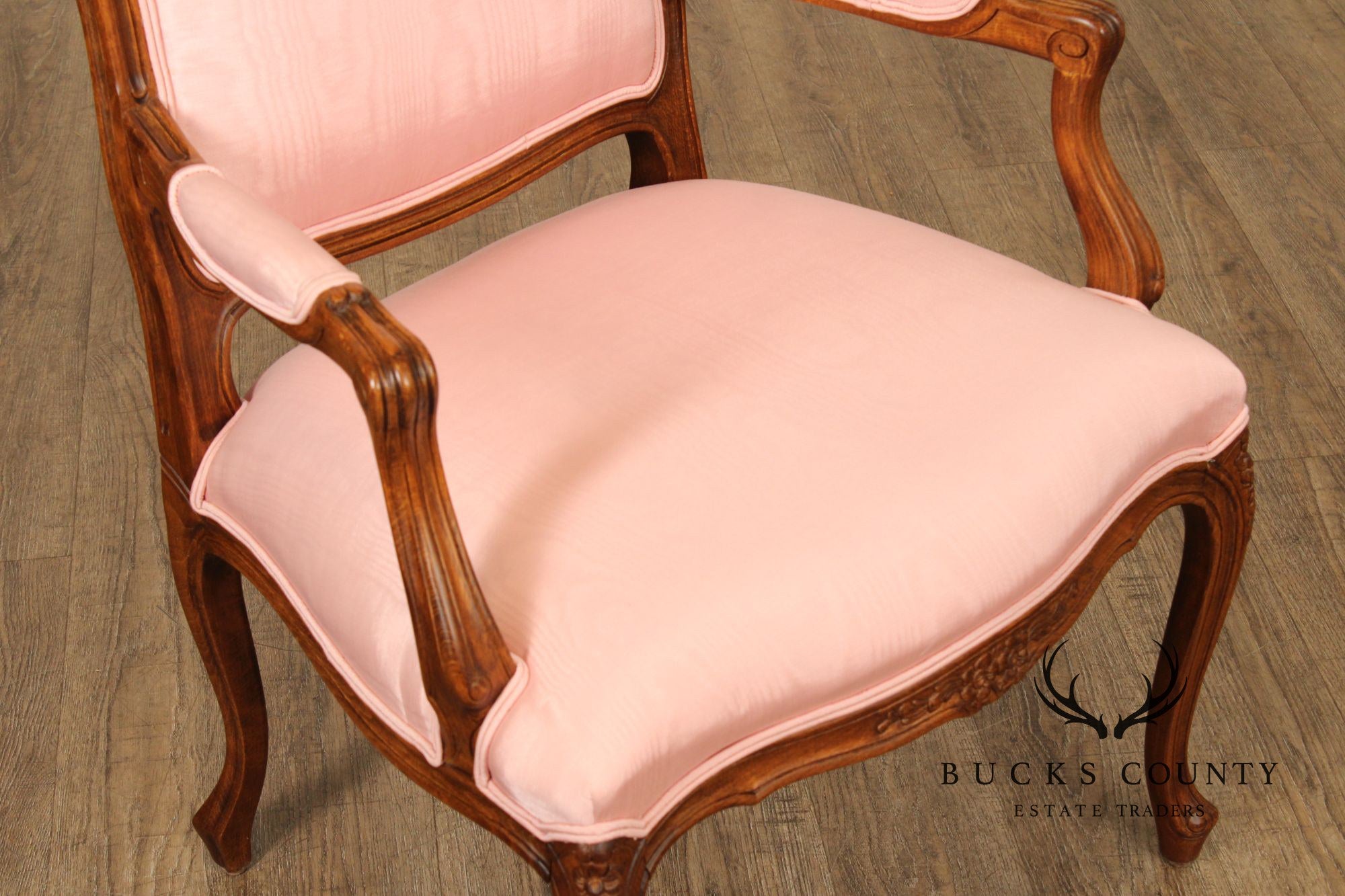 Ethan Allen French Louis XV Style Fauteuil Armchair