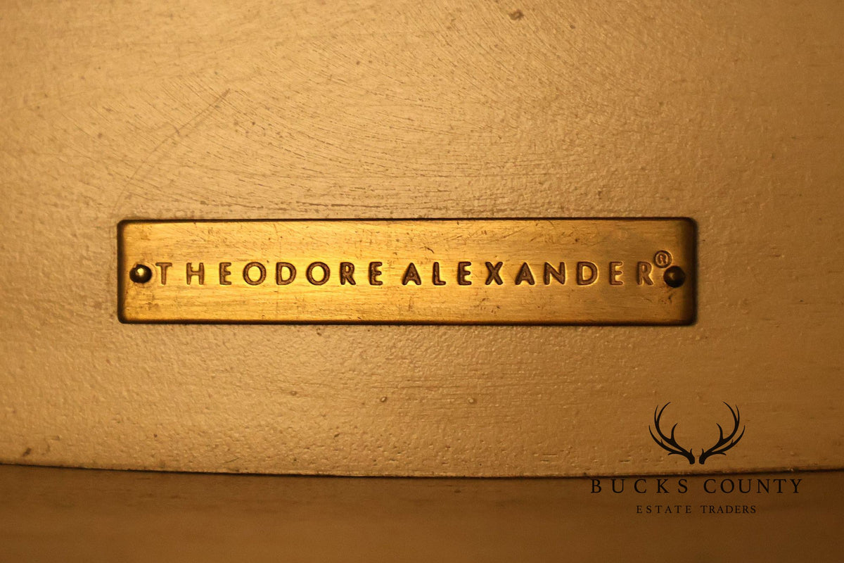 Theodore Alexander French Louis XV Style Painted Commode