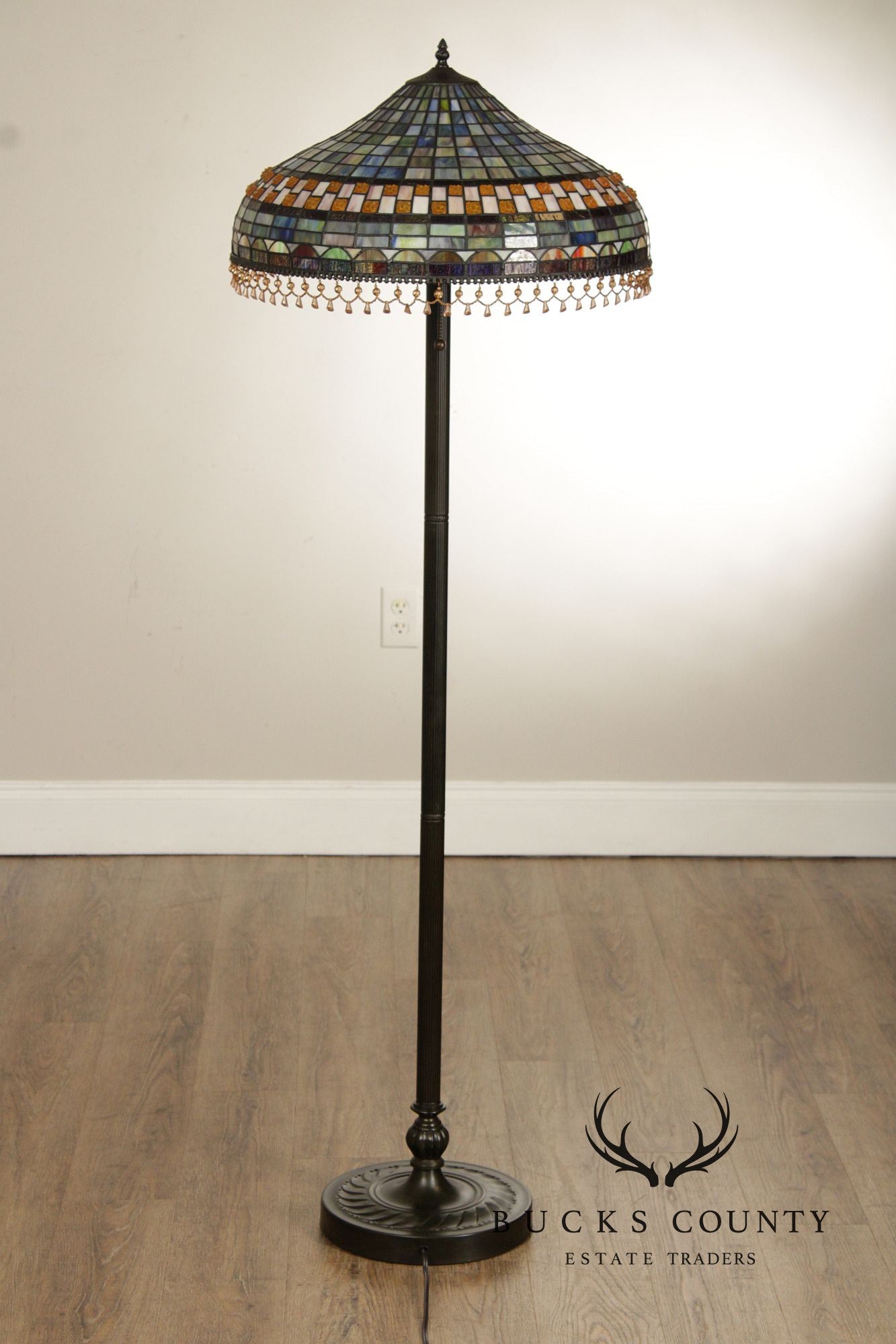 Tiffany Style Art Glass Floor Lamp