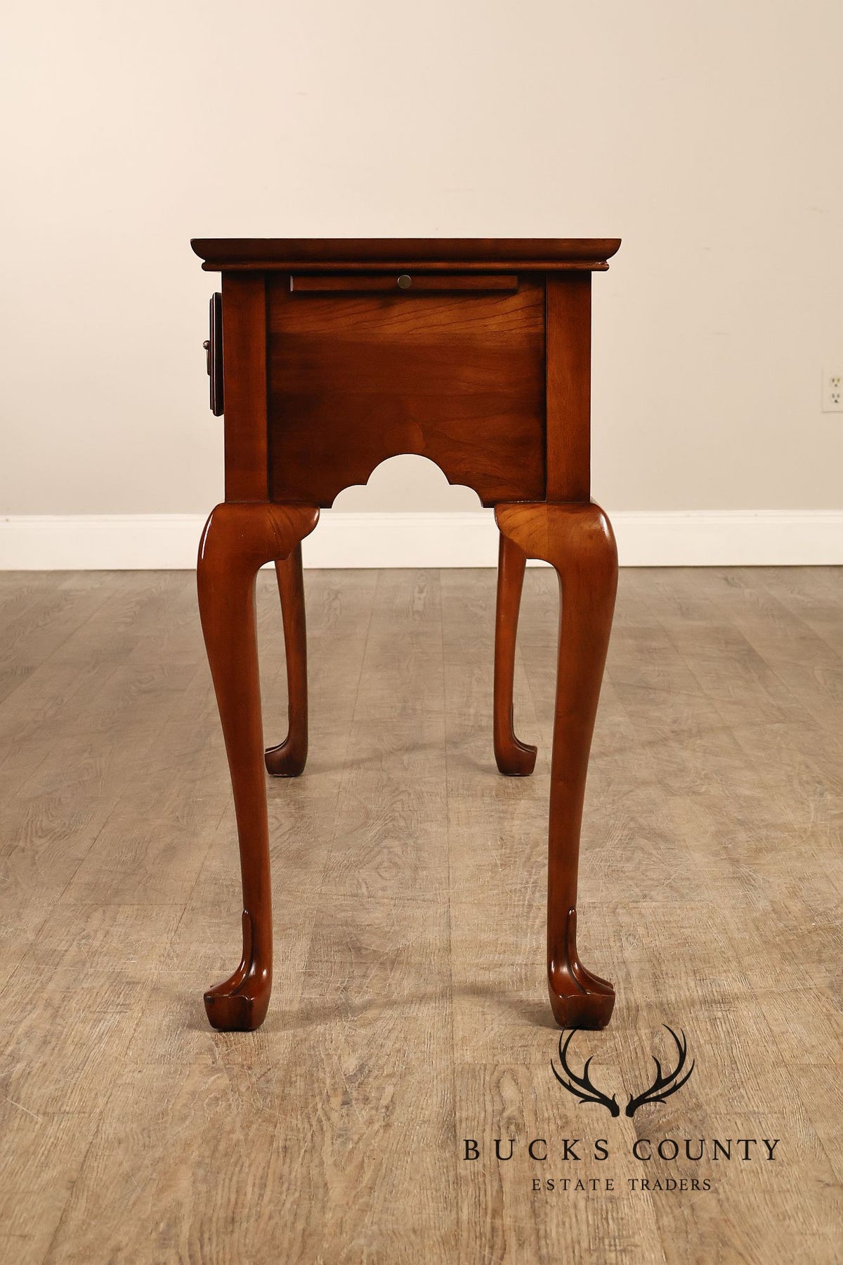 Statton Chippendale Style Cherry Console Table