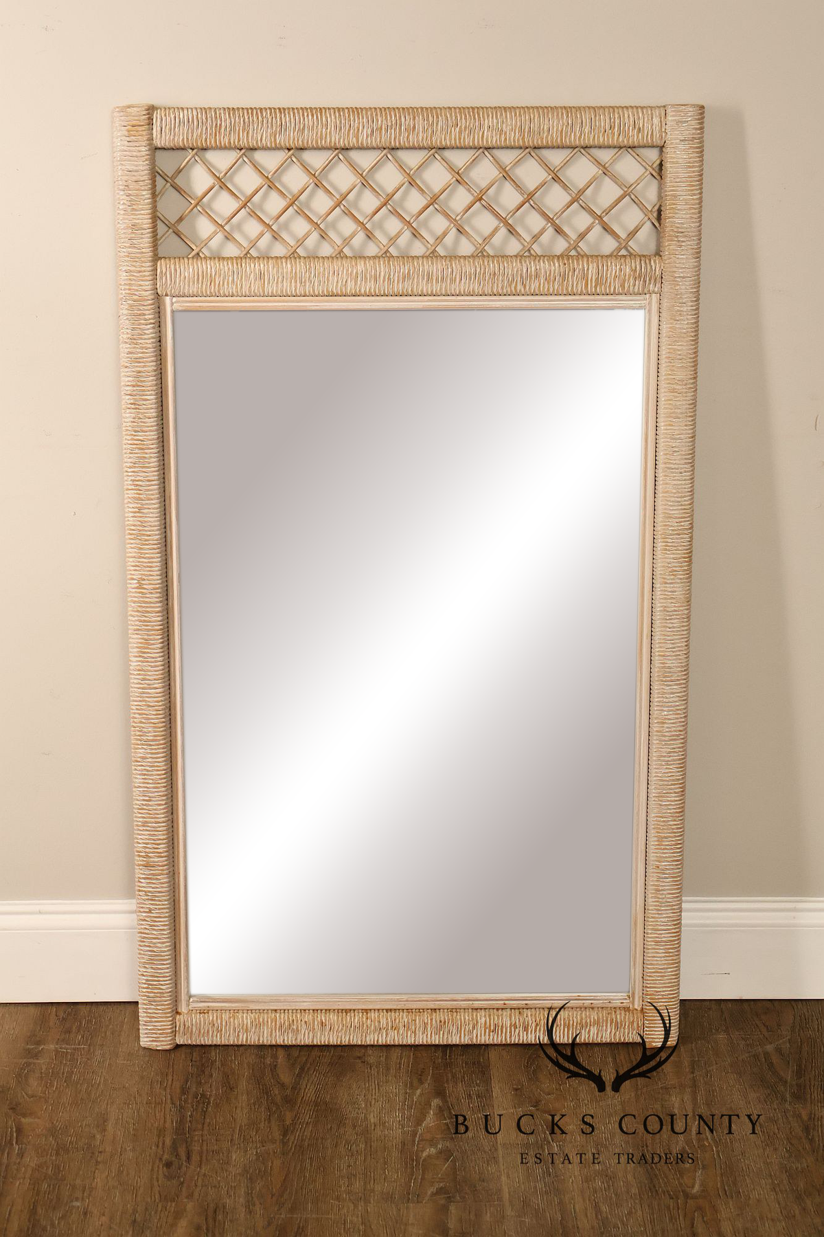 Lexington Henry Link Wicker Pier Mirror