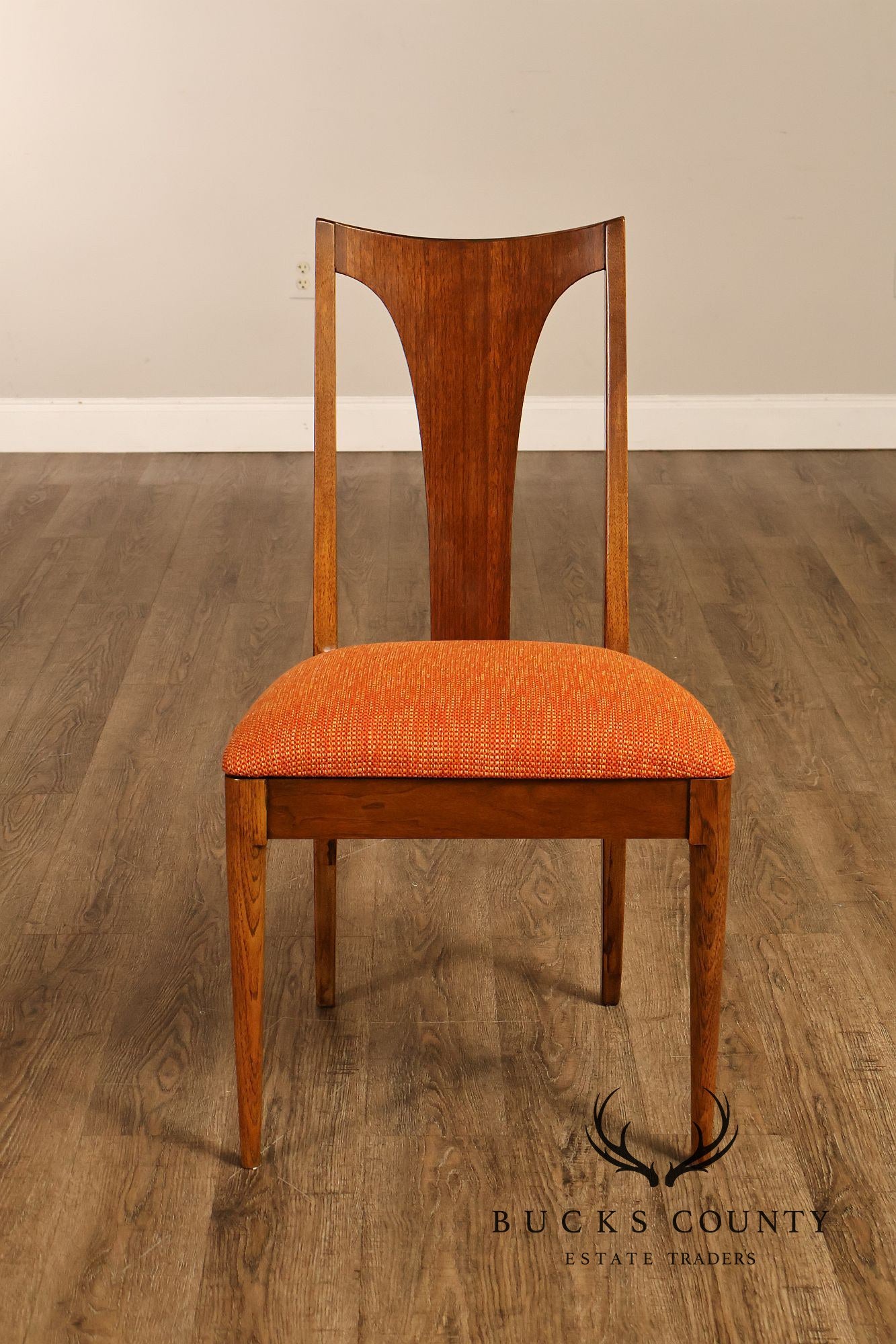 Broyhill 'Brasilia' Mid Century Modern Set of Four Walnut Dining Chairs