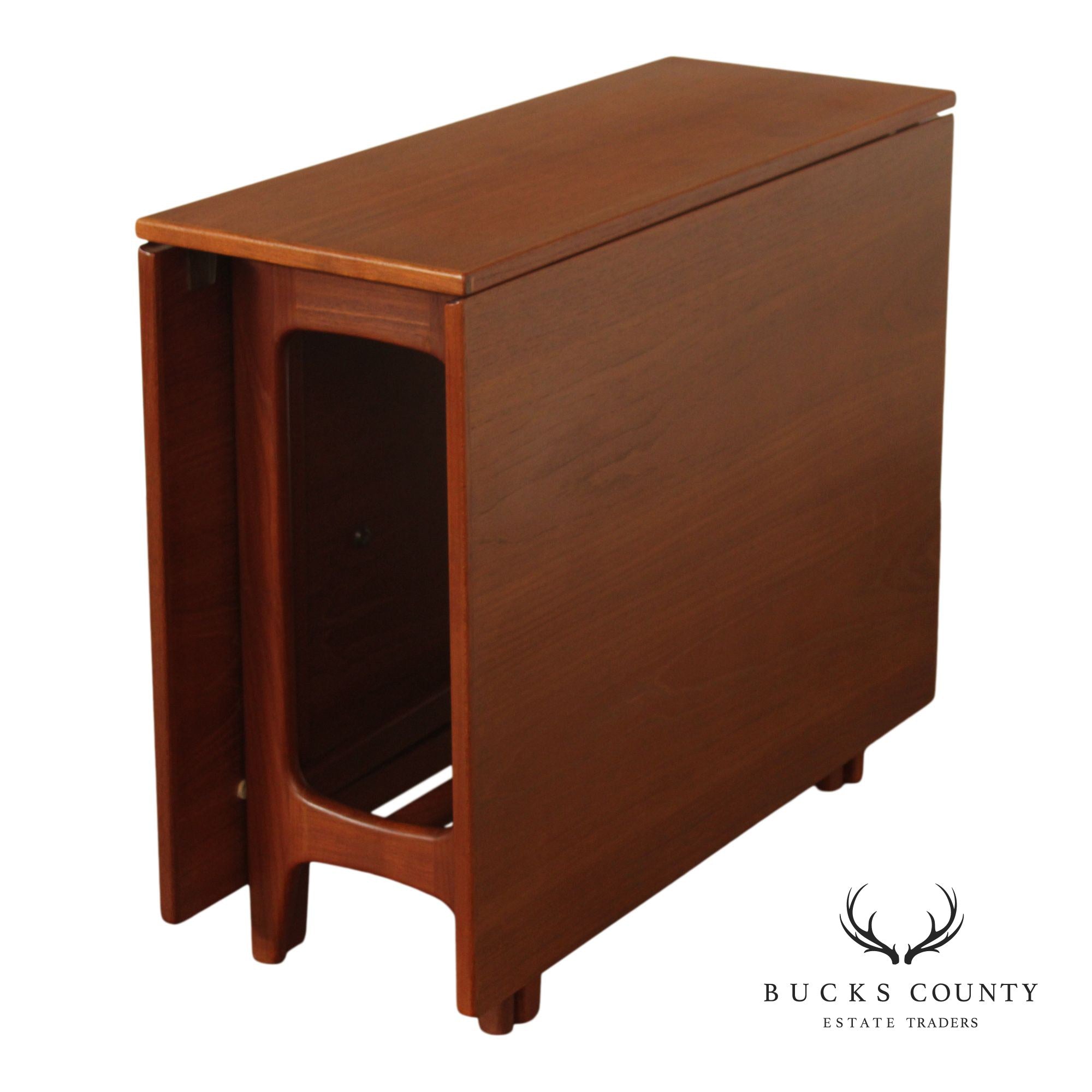 Kleppe Møbelfabrik Danish Modern Teak Drop-Leaf Dining Table