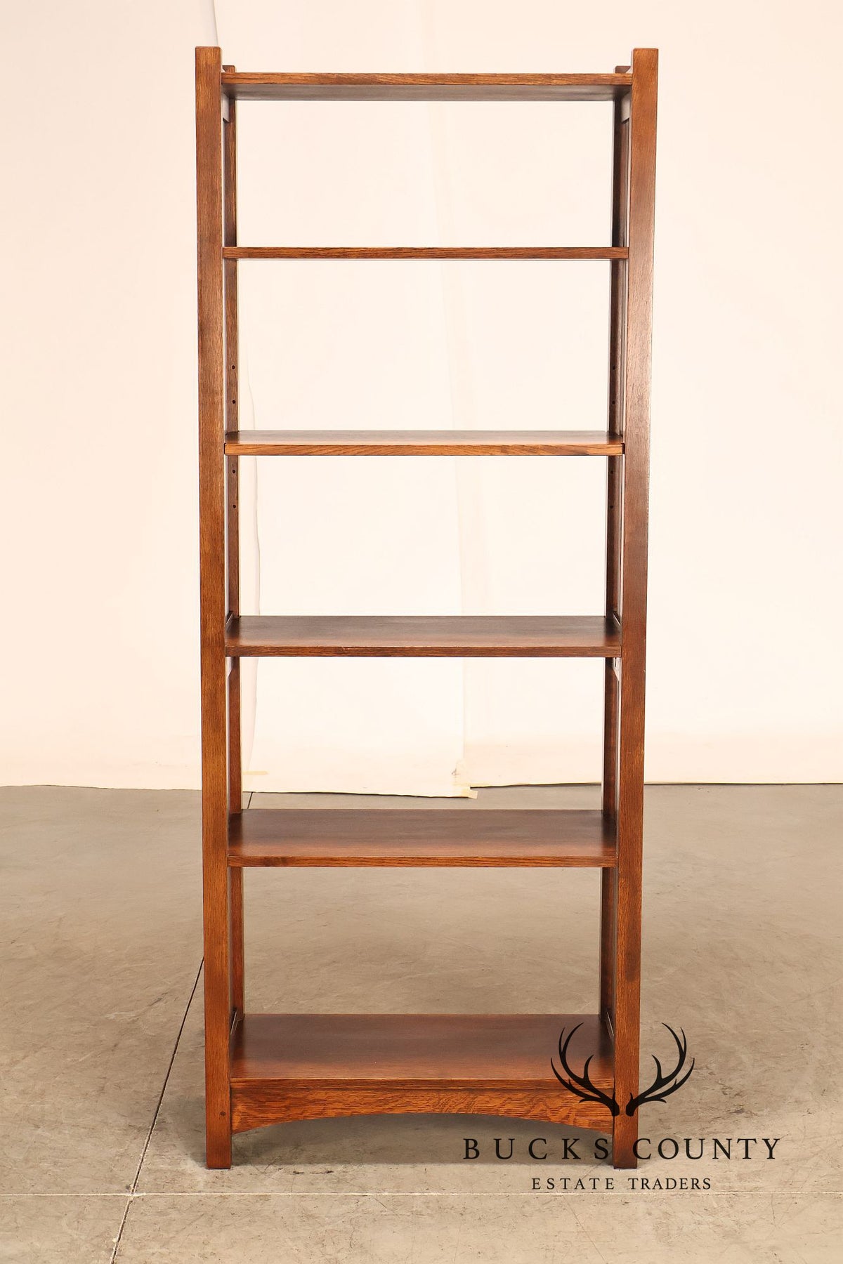 Stickley Mission Collection Oak Open Bookcase