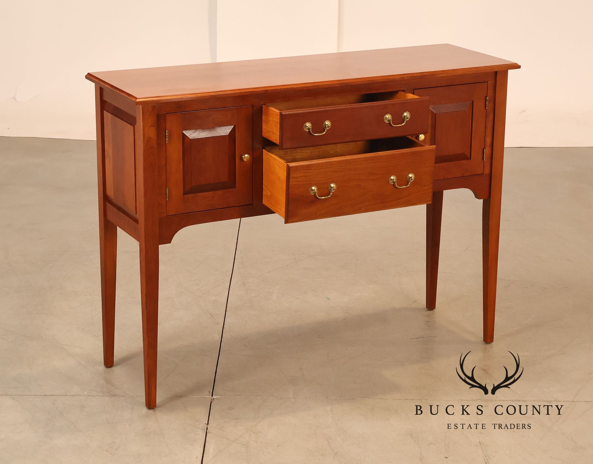 Tom Seely Hepplewhite Style Cherry Sideboard
