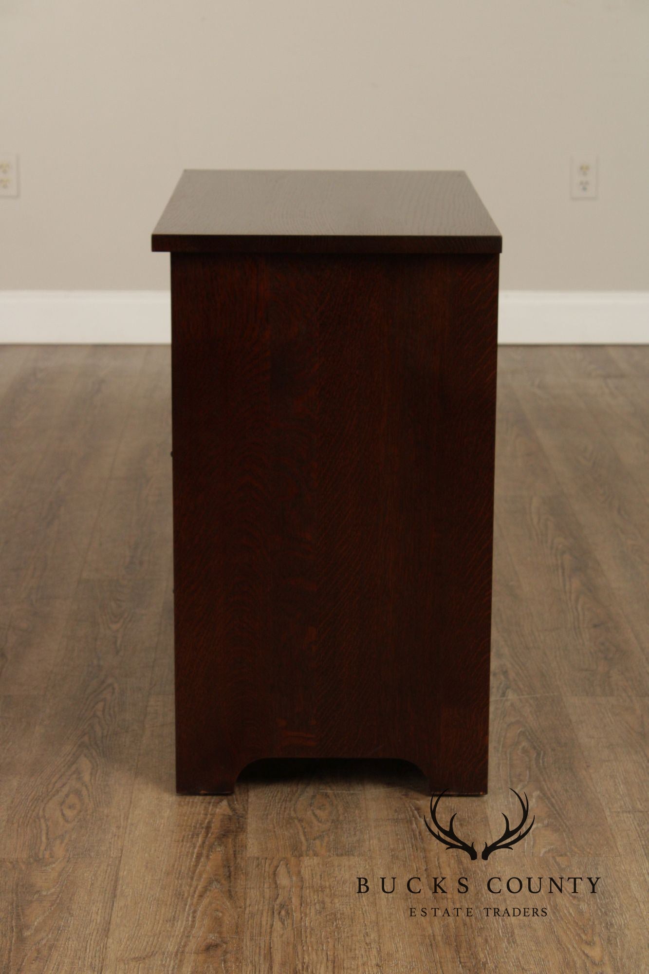 Stickley Mission Collection Oak Two-Drawer Media Console